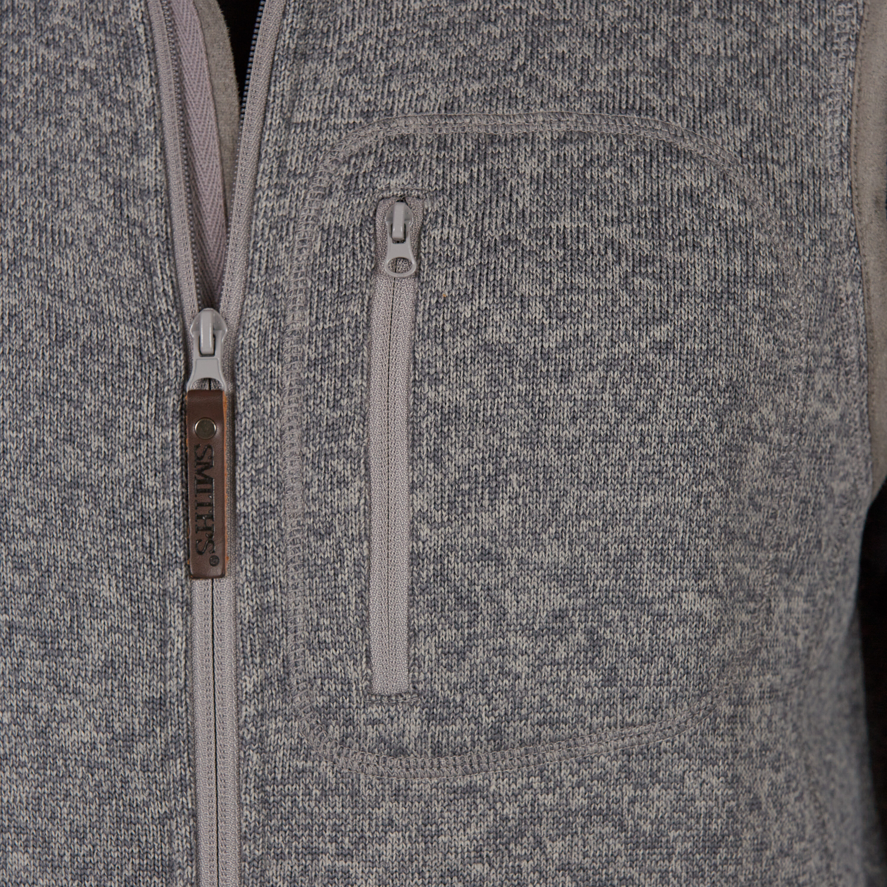 Chamarra de Trabajo de Lana Gris Jaspeado para Hombre de Smith's Workwear (Talla Grande)