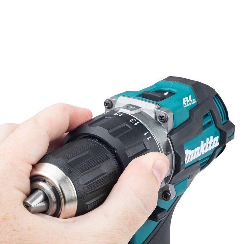 Kit de taladro atornillador inalámbrico compacto sin escobillas de 1/2 pulg. Makita 40V Max XGT (2.5Ah) - GFD02D