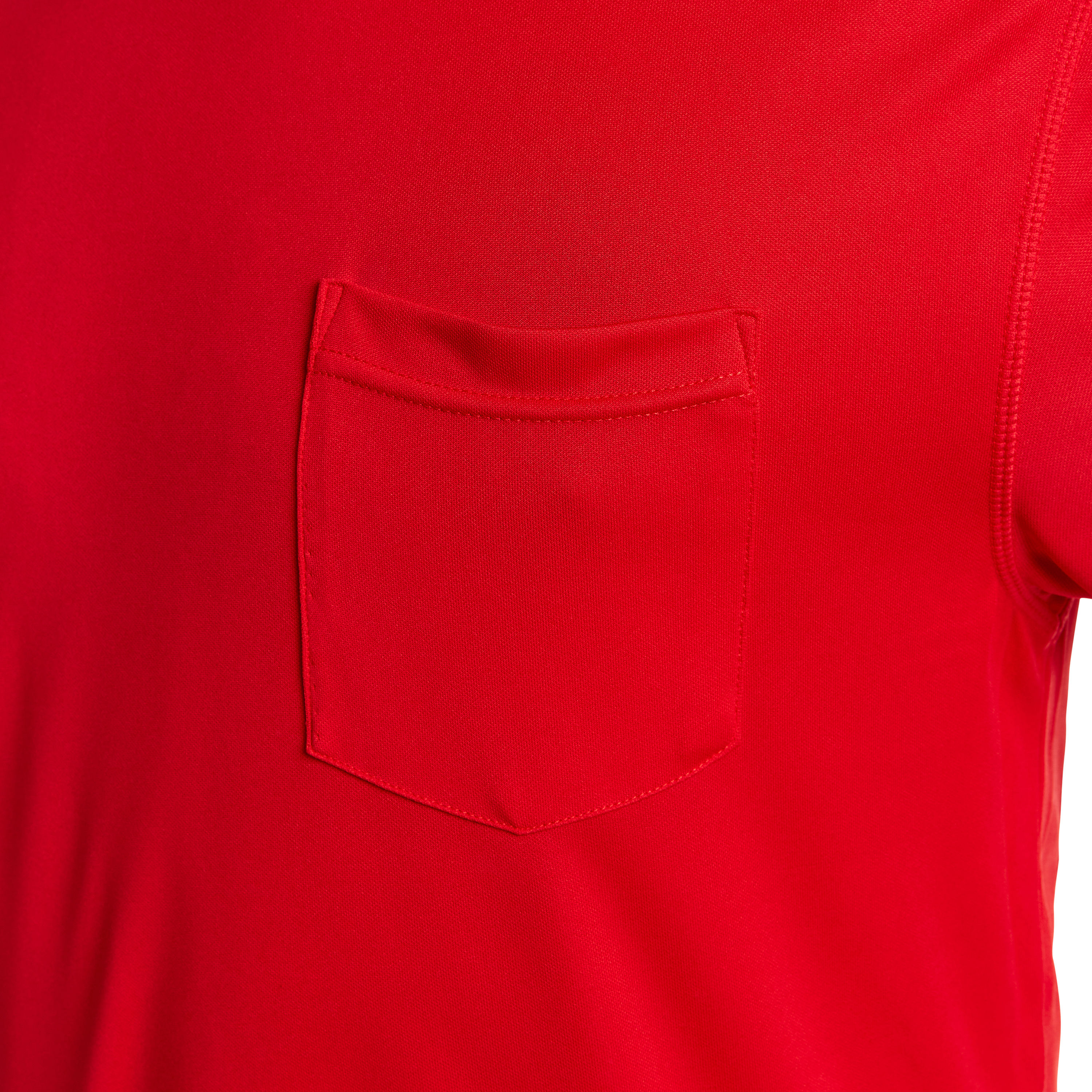 Playera básica de manga corta en color rojo para hombre de Smith's Workwear (Talla Mediana)