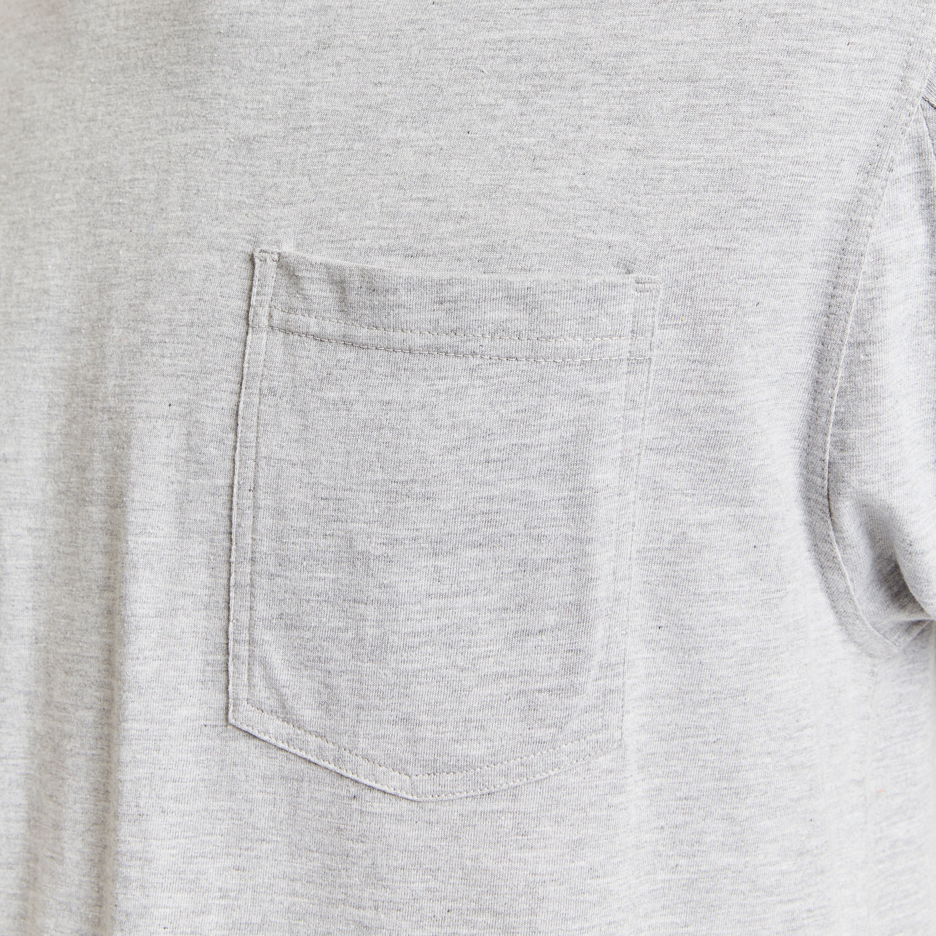 Playera de manga corta gris de punto para hombre de Smith's Workwear (Grande)
