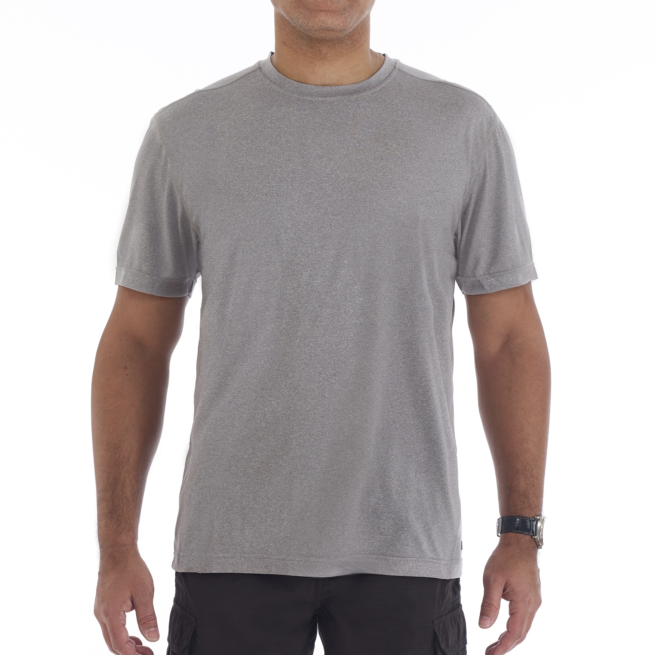 Playera de manga corta de punto gris para hombre de Smith's Workwear (talla 2XL)
