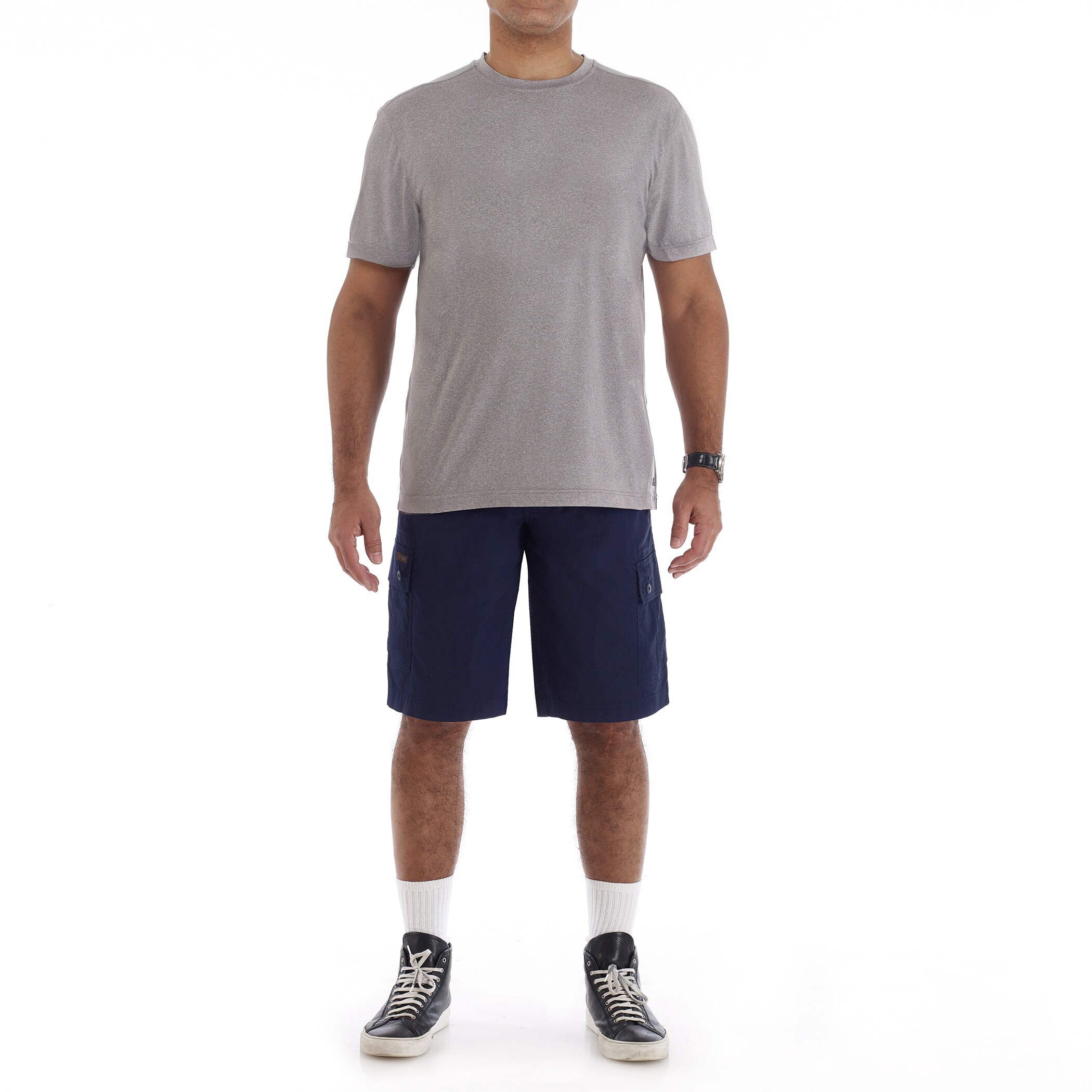 Playera de manga corta de punto gris para hombre de Smith's Workwear (talla 2XL)