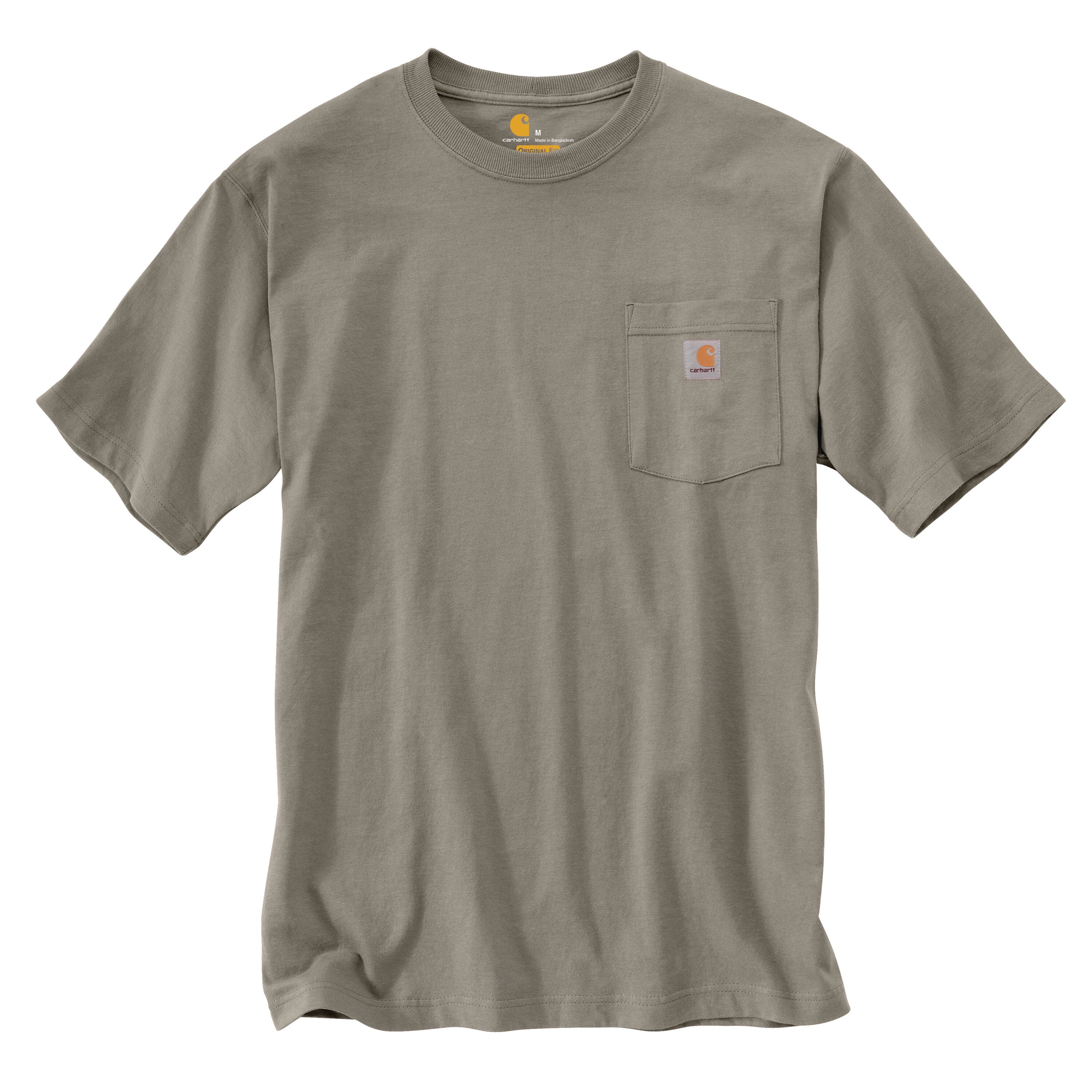 Playera de Manga Corta de Punto Café para Hombre Carhartt (Talla 2XL)