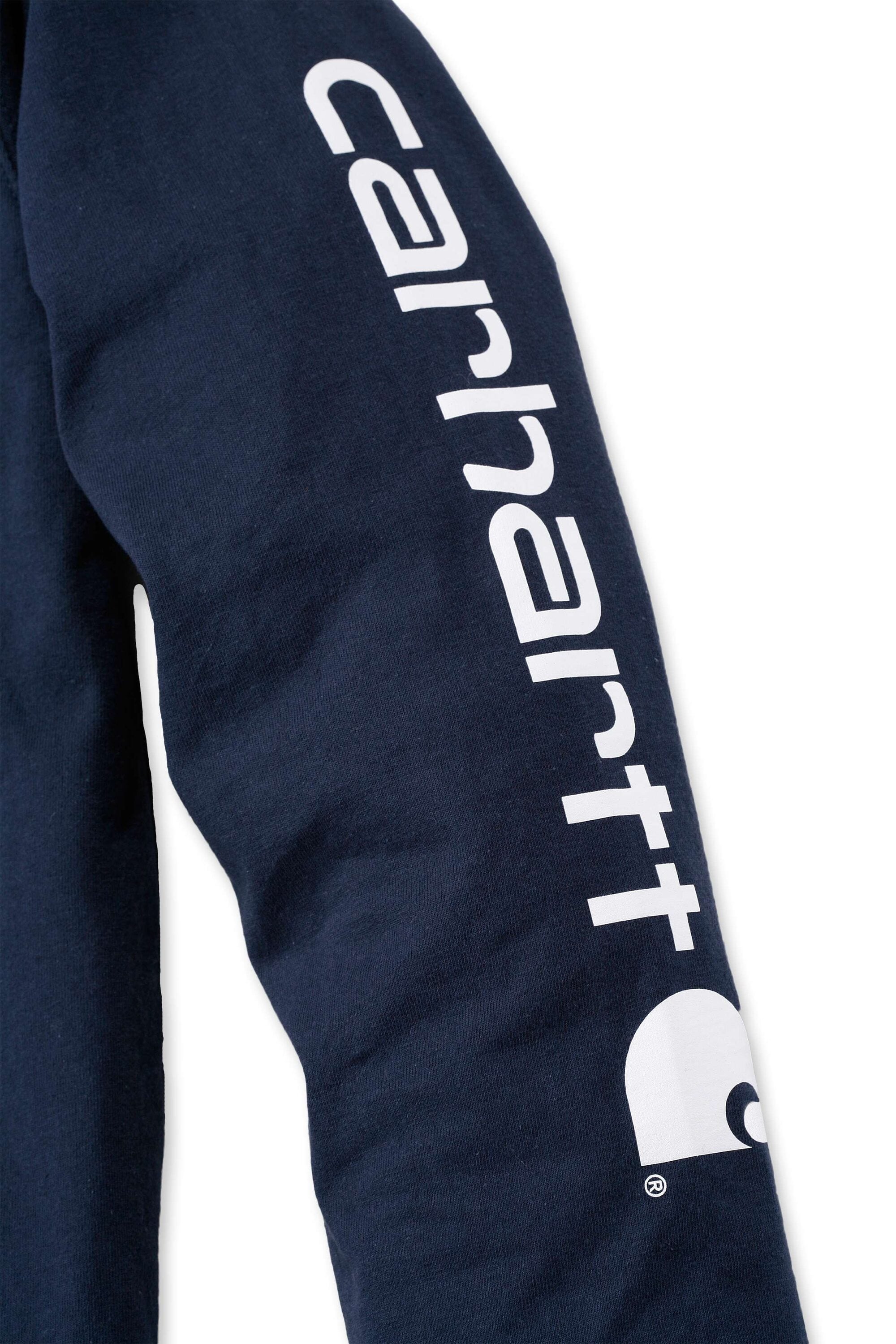 Suéter de manga larga azul sólido de punto para hombre de Carhartt (3XL)