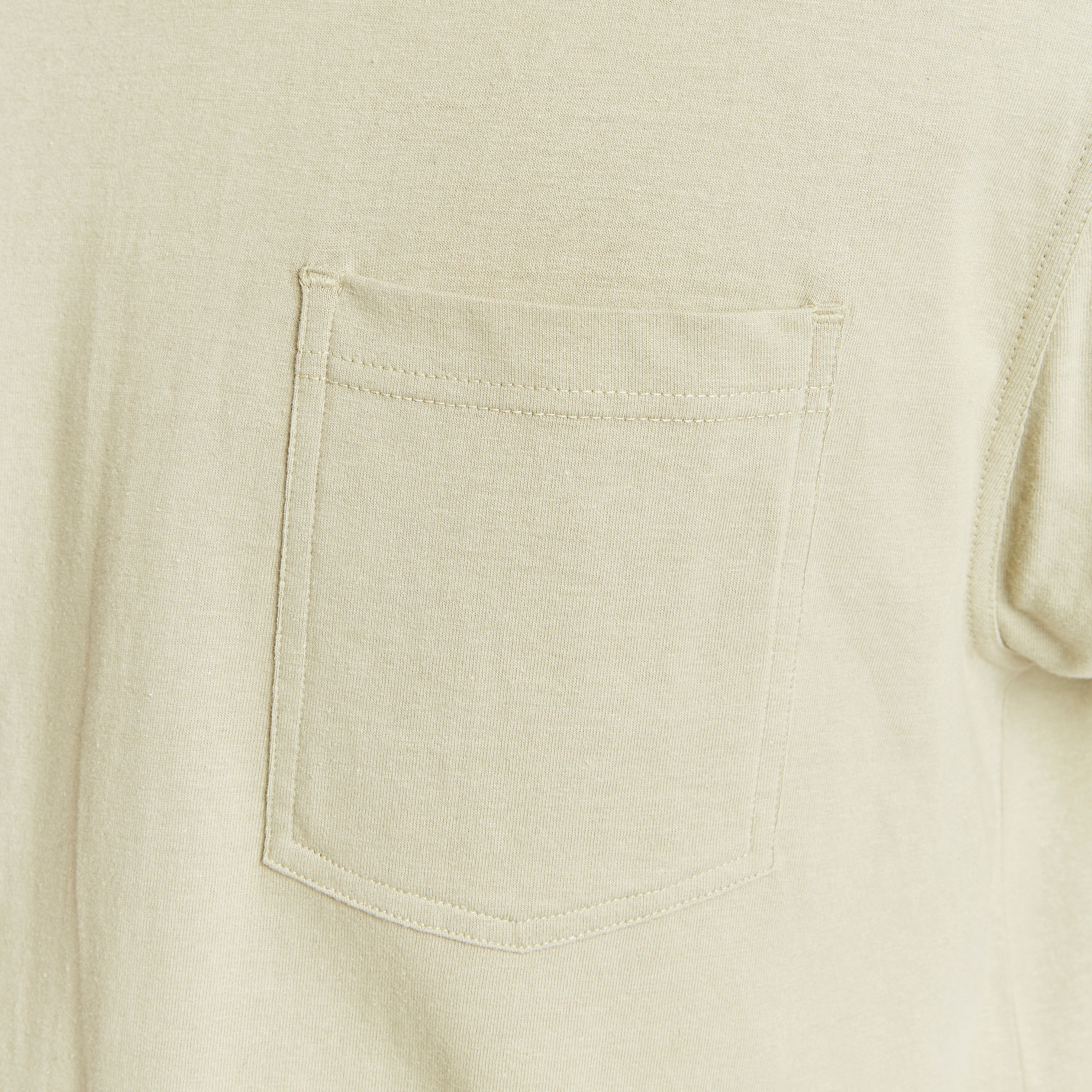 Playera de manga corta verde sólido de punto para hombres de Smith's Workwear (Talla Mediana)