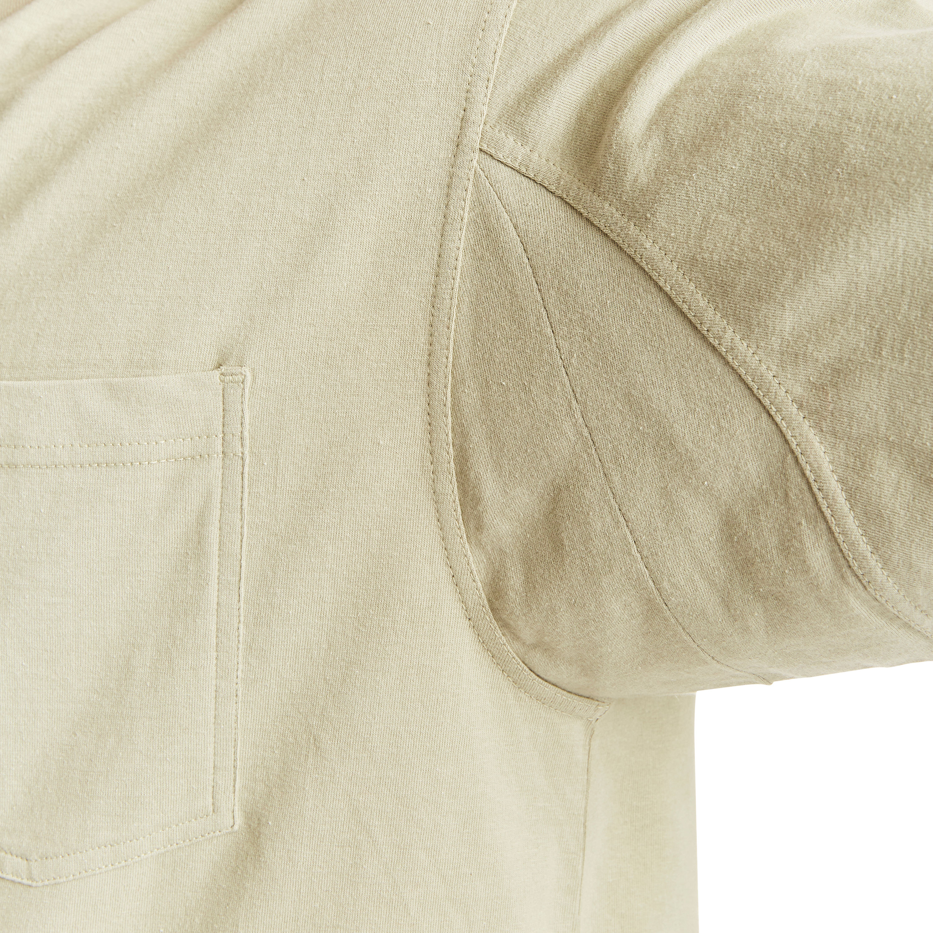 Playera de manga corta verde sólido de punto para hombres de Smith's Workwear (Talla Mediana)