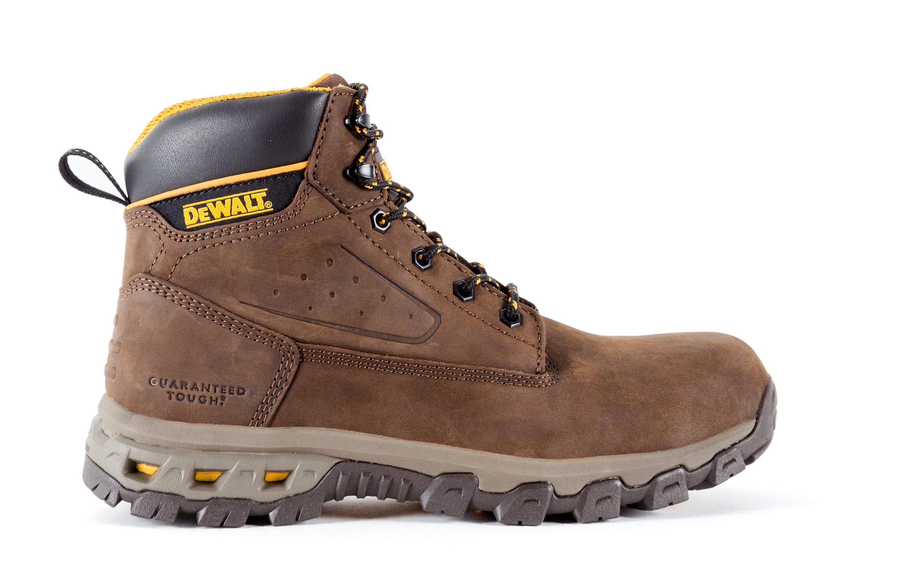 Zapatos de seguridad con punta de acero en color marrón estilo "crazy horse" para hombre DEWALT Talla: 11 Mediano DXWP84370-BCH-110