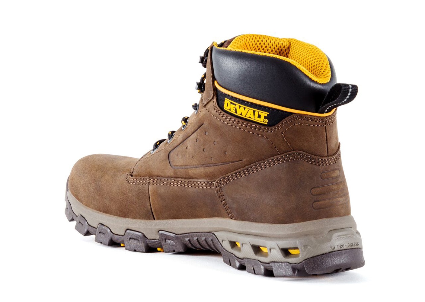 Zapatos de seguridad con punta de acero en color marrón estilo "crazy horse" para hombre DEWALT Talla: 11 Mediano DXWP84370-BCH-110
