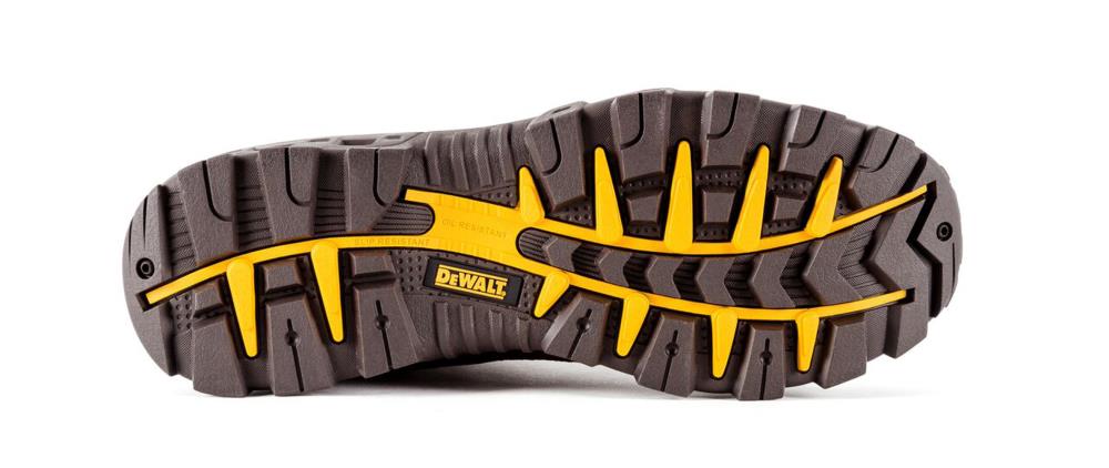 Zapatos de seguridad con punta de acero en color marrón estilo "crazy horse" para hombre DEWALT Talla: 11 Mediano DXWP84370-BCH-110
