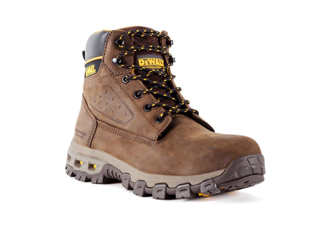 Zapatos de seguridad con punta de acero en color marrón estilo "crazy horse" para hombre DEWALT Talla: 11 Mediano DXWP84370-BCH-110