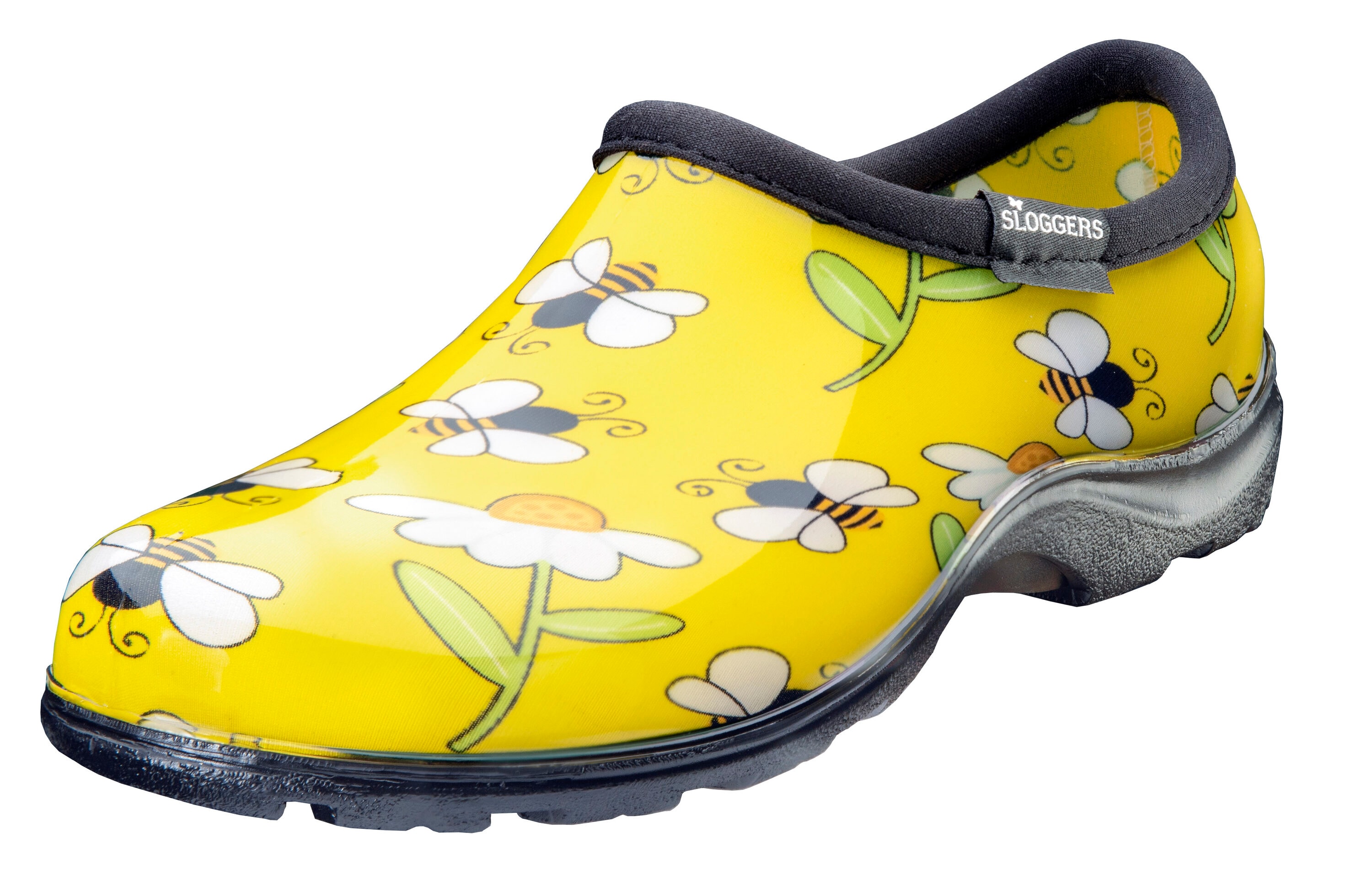Zapatos impermeables amarillos con estampado de abejas para mujer Sloggers Talla: 9 Mediana 5120BEEYL09