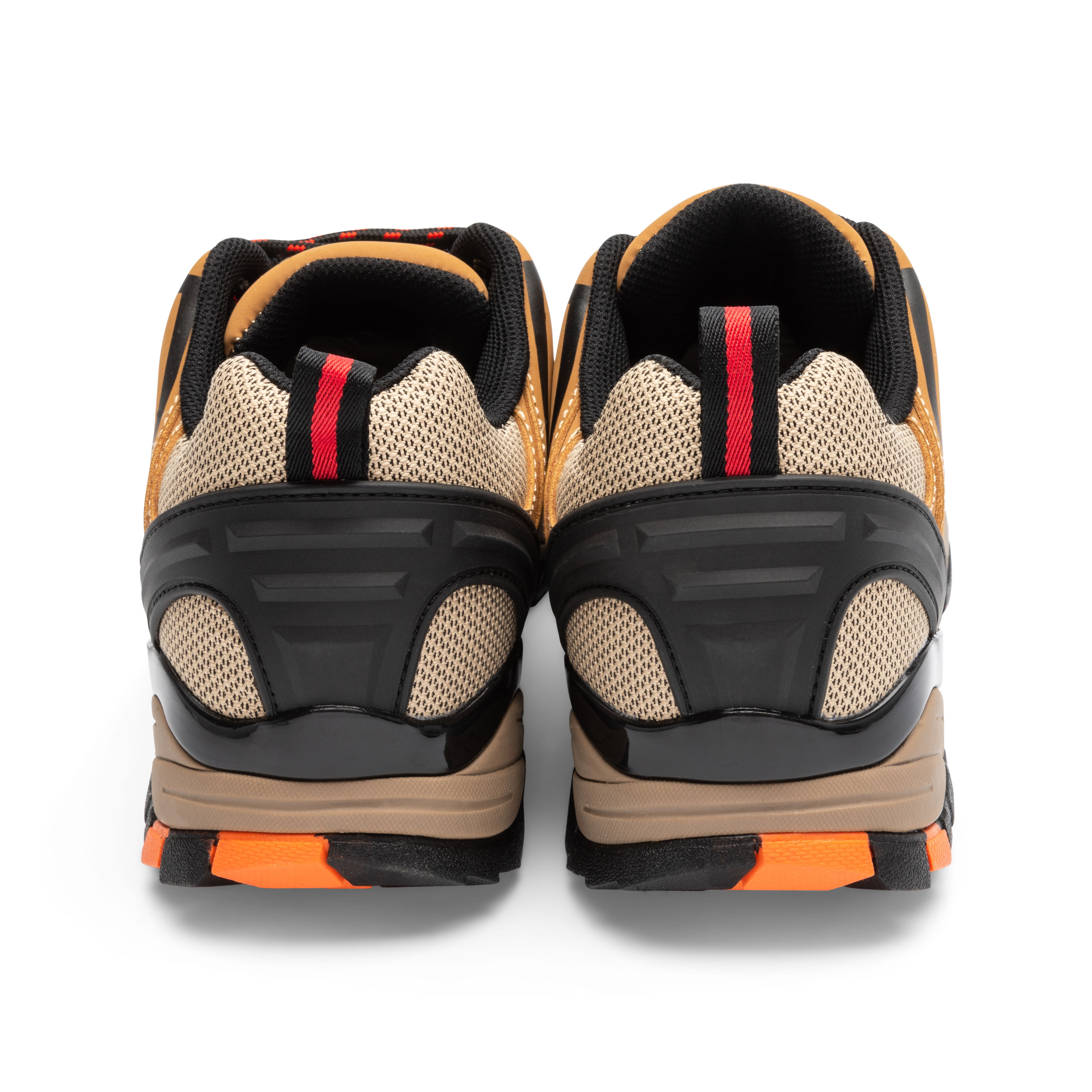 Zapatos Tan/Negro para Hombre Talla: 12 Ancho STFF0401-12W