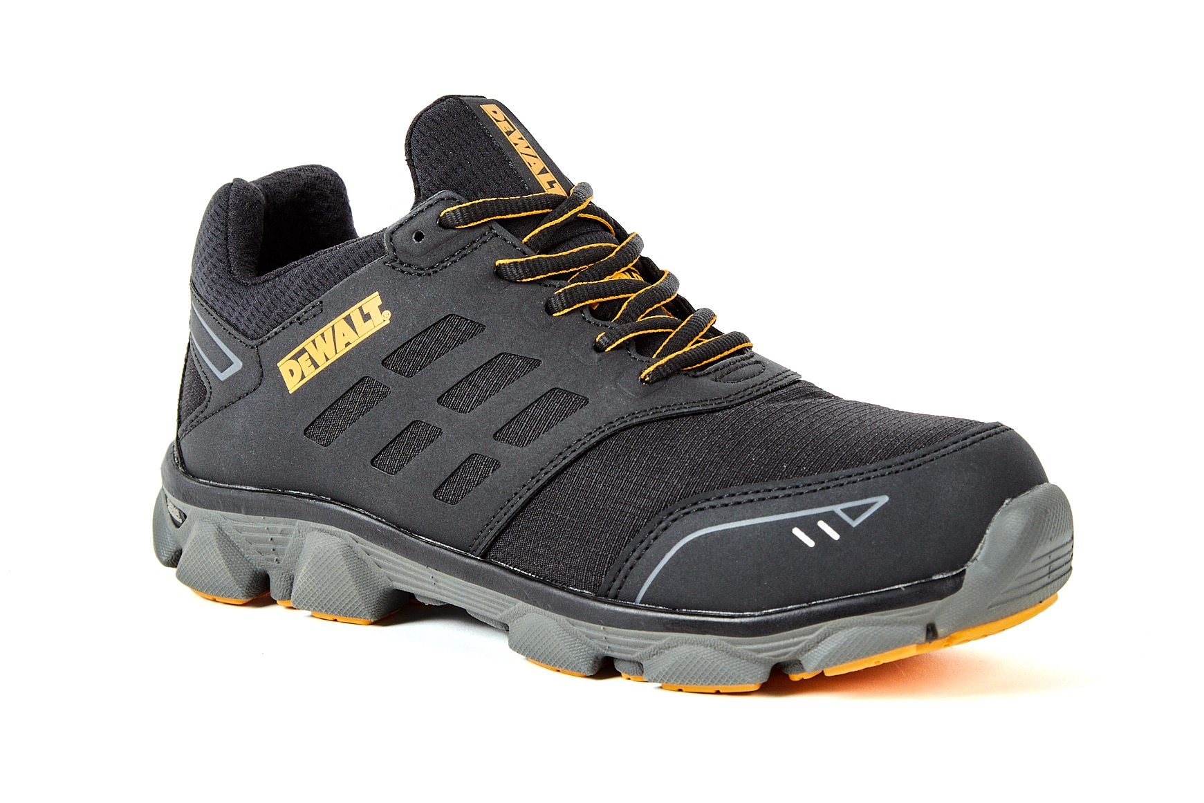 Zapatos de Puntera de Acero Negros para Hombres DEWALT Talla: 11.5 Mediana DXWP10037M-BLK-11.5