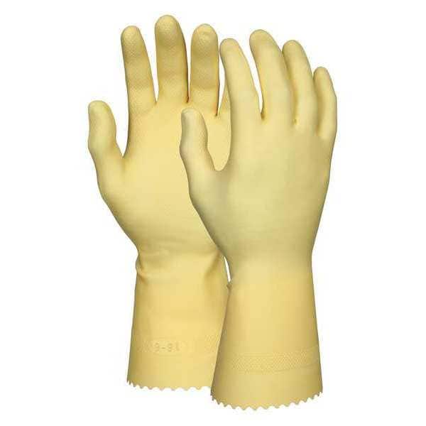 Guantes resistentes a químicos de 12" Mcr Safety, látex de caucho natural, L, 1 par - 5090E