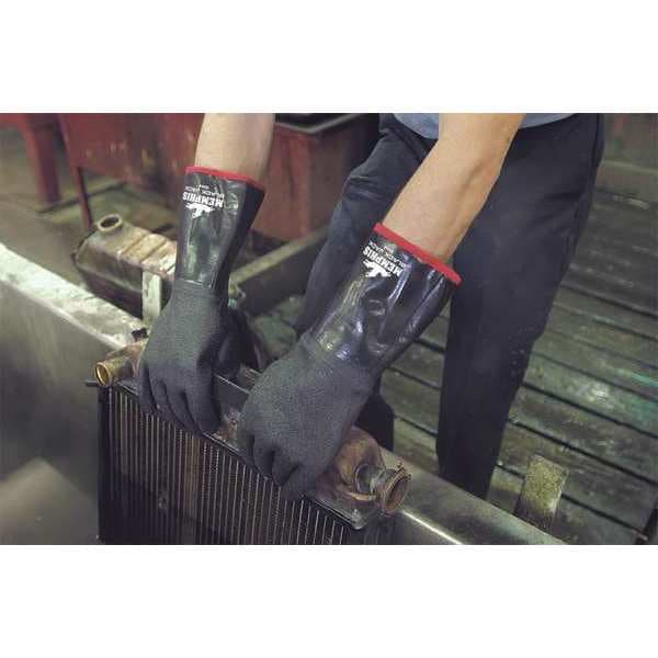 Guantes resistentes a químicos de 14" Mcr Safety, Neopreno, L, 1 par - 6944