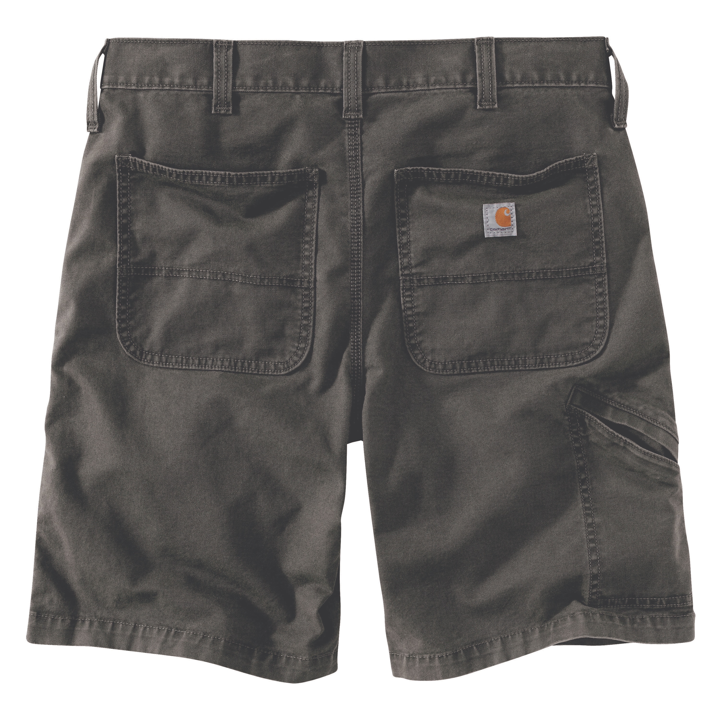 Pantalones cortos de carpintero de lienzo gris para hombre Carhartt de 10 pulgadas (Talla: 36) 102514-039W36