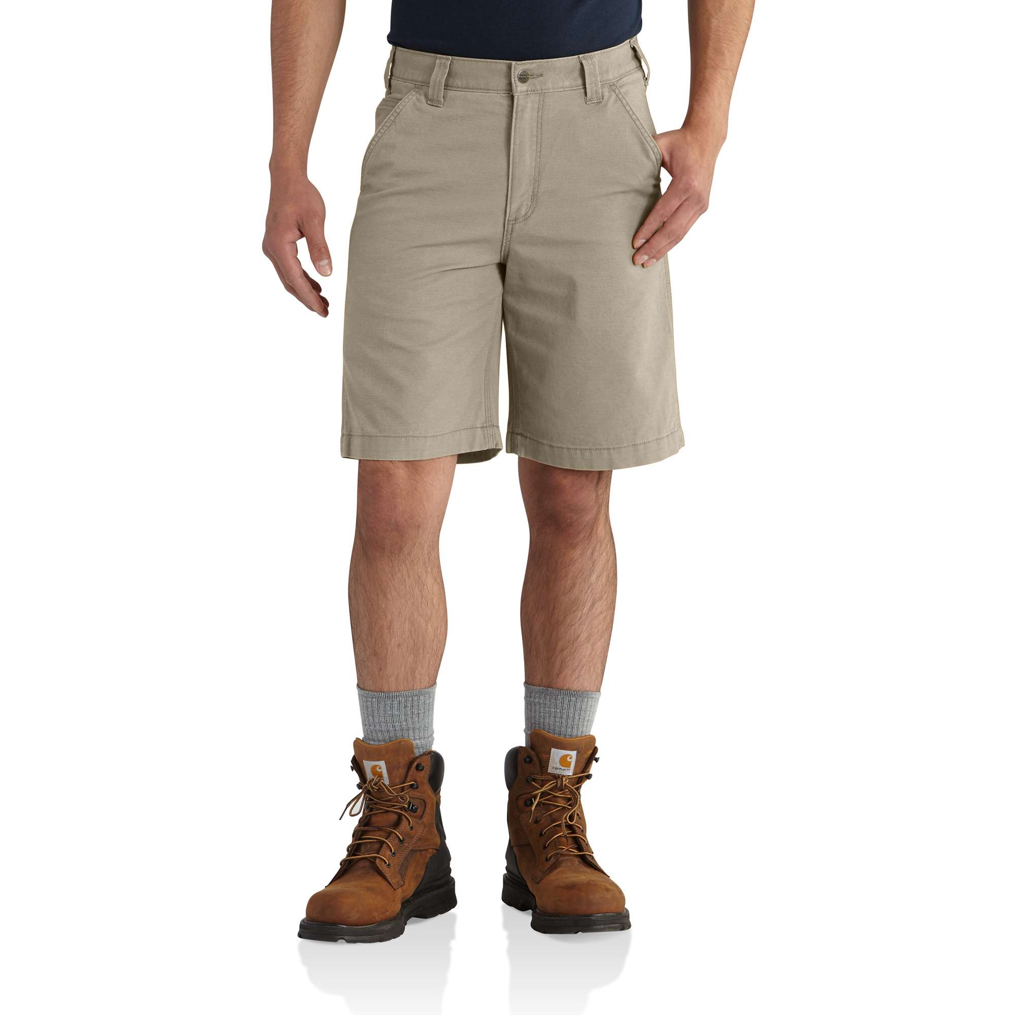 Shorts de Carpintero de lona en color beige para hombre Carhartt ( Talla: 36 ) 102514-232W36