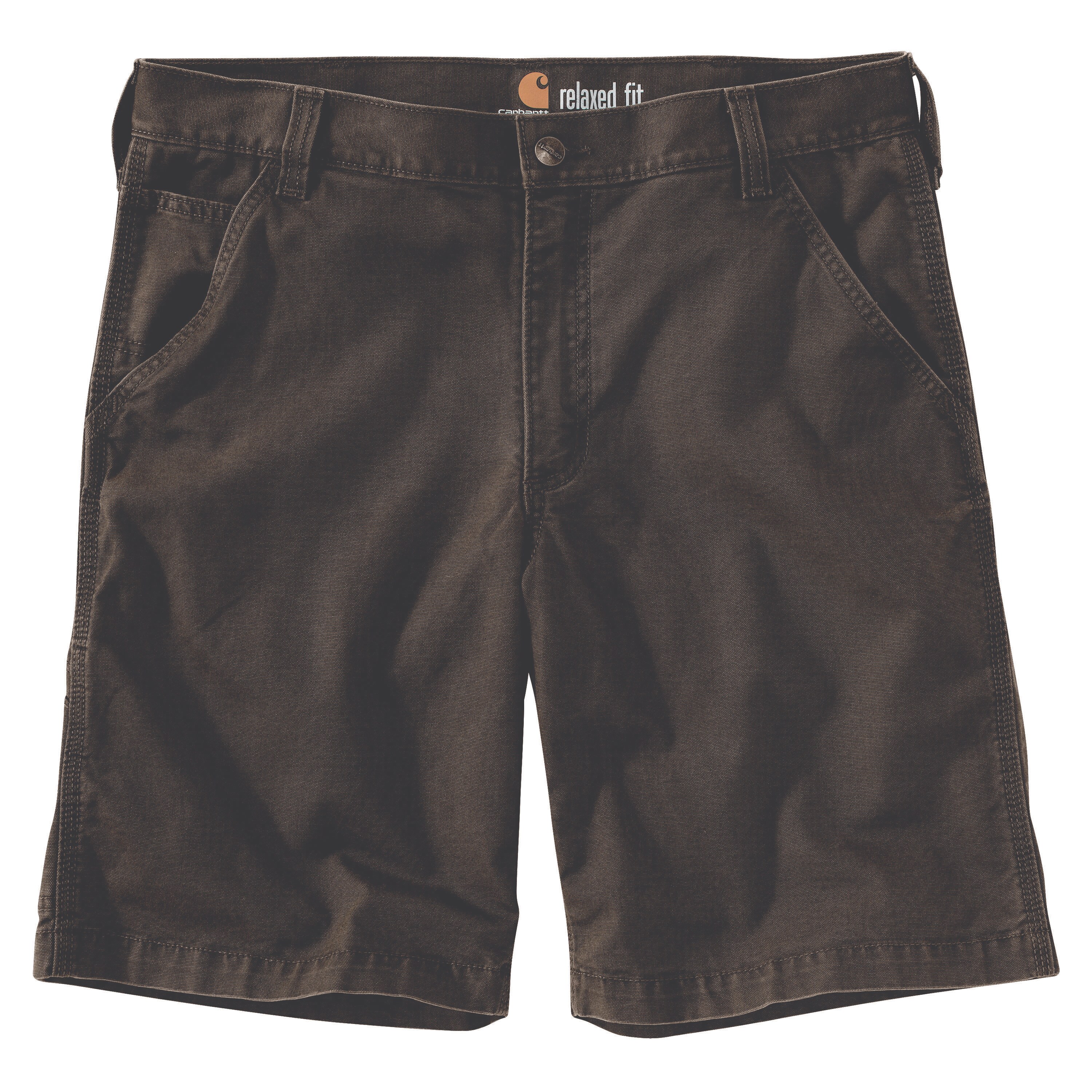 Pantalones cortos de carpintero de lienzo Tarmac de Carhartt para hombre (Talla: 36) 102514-217W36