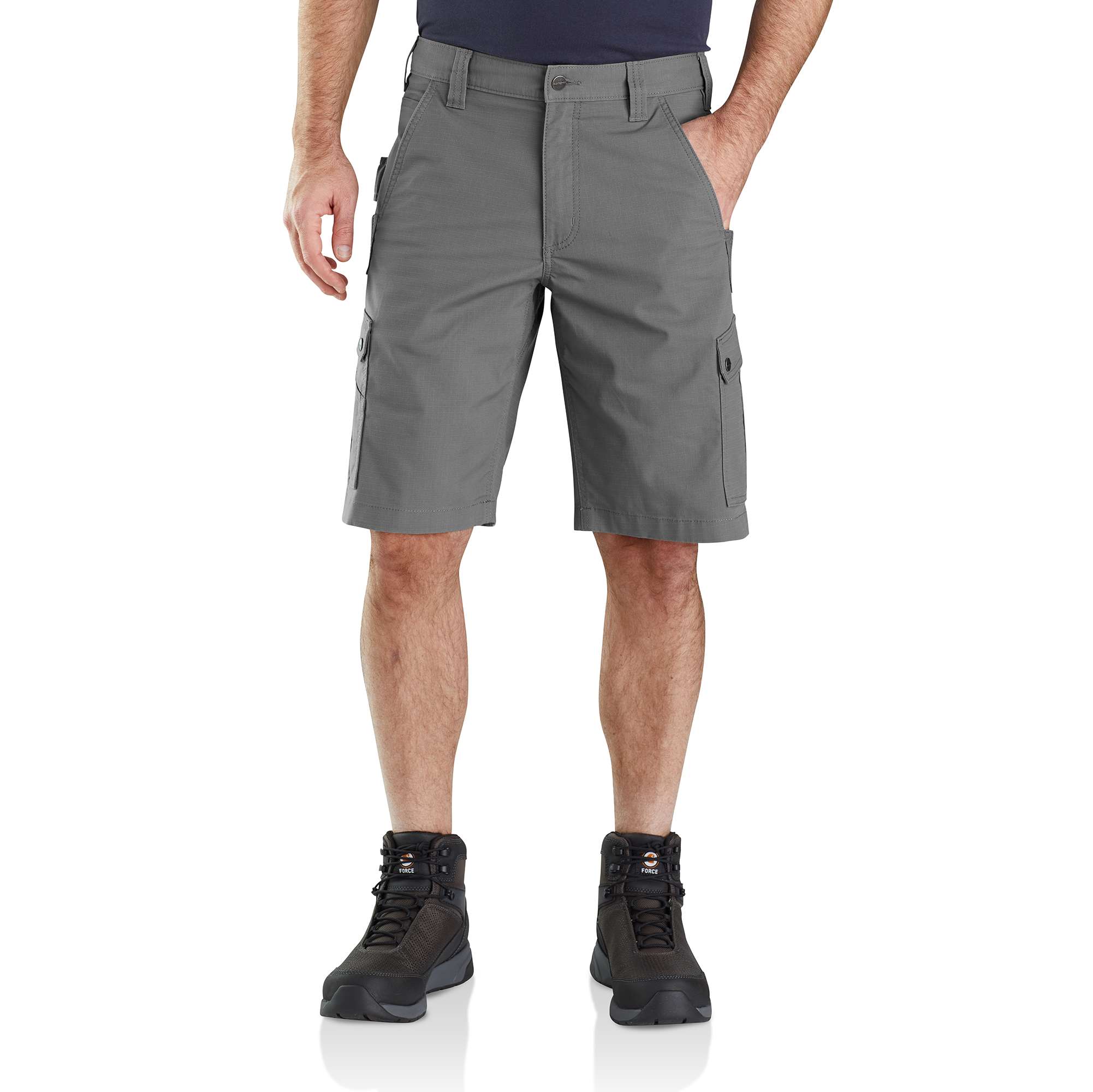 Shorts de Carpintero de Lona de Acero para Hombre de Carhartt de 11 Pulgadas (Talla: 36) 104727-075W36