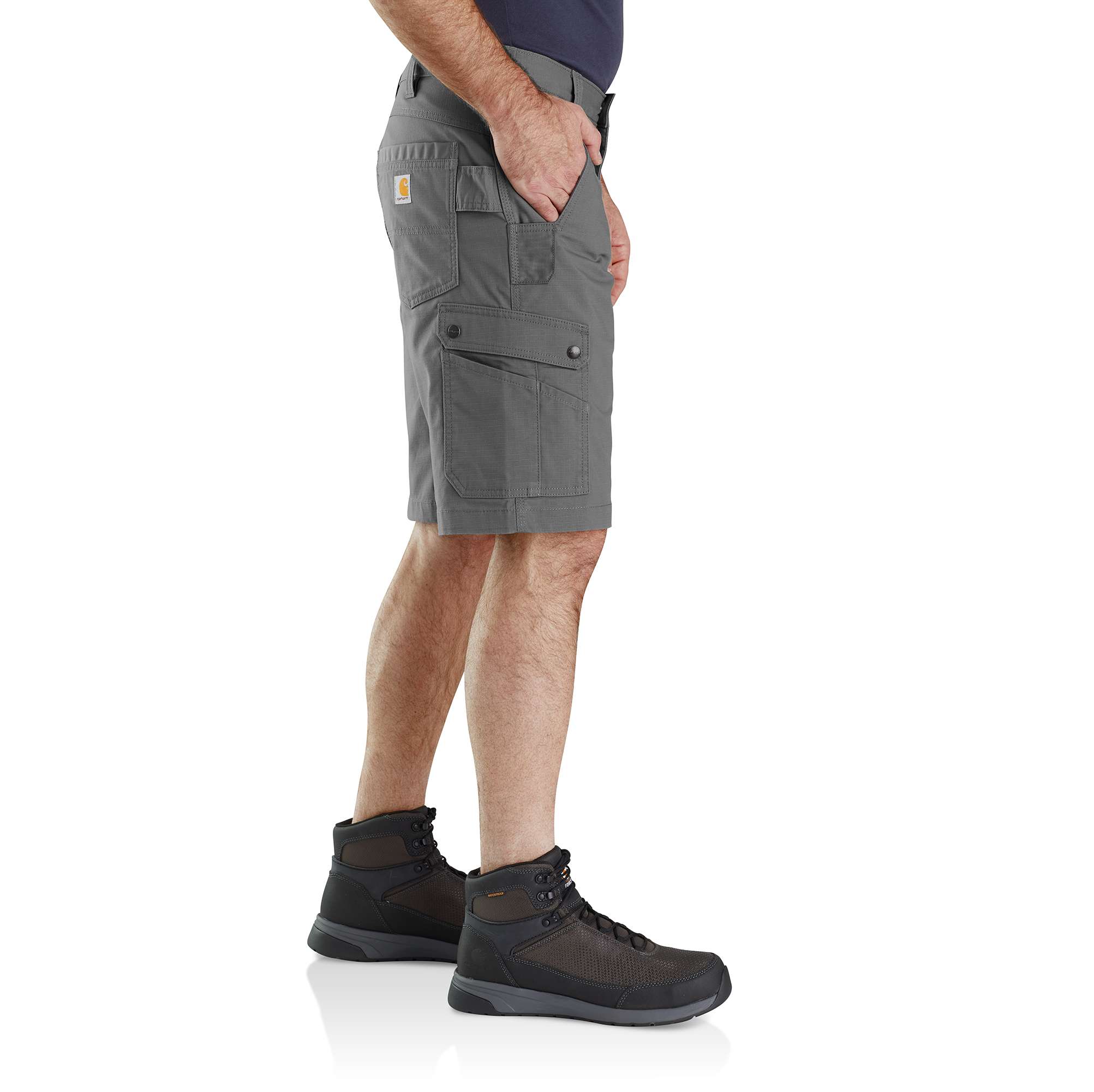 Shorts de Carpintero de Lona de Acero para Hombre de Carhartt de 11 Pulgadas (Talla: 36) 104727-075W36