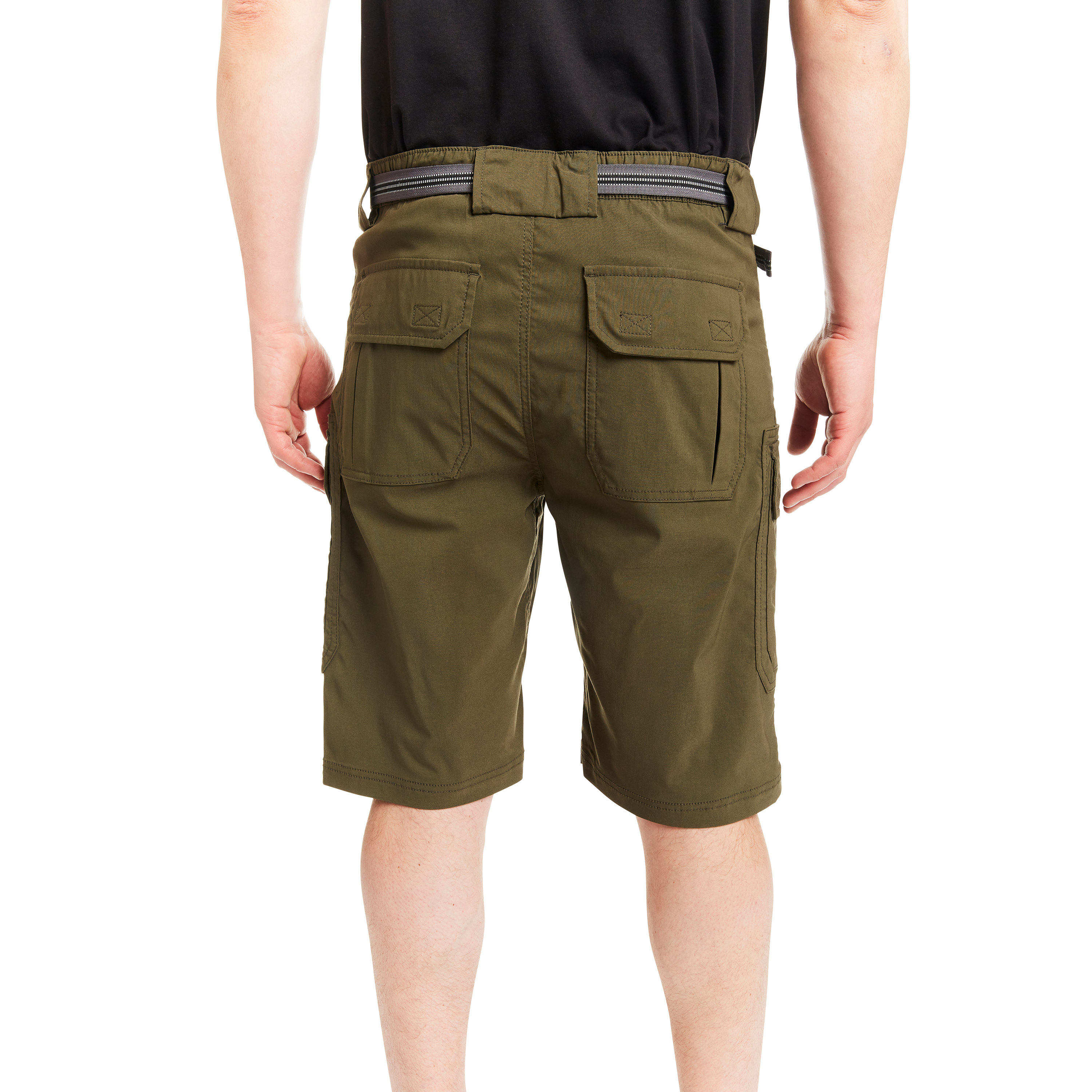 Shorts de carga de popelina en oliva envejecida para hombre de Smith's Workwear (Talla: 36) S2756S-AGOLV-36