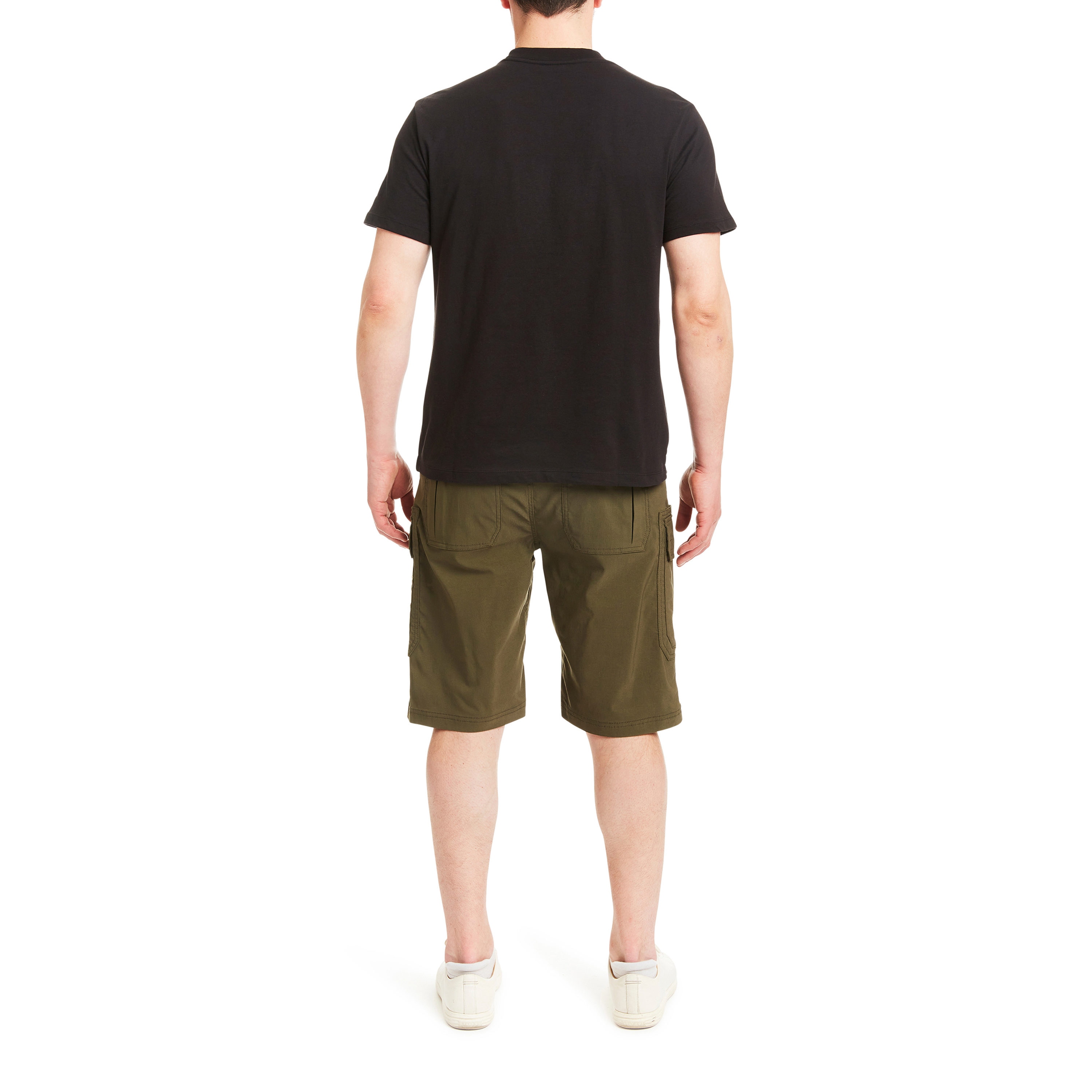 Shorts de carga de popelina en oliva envejecida para hombre de Smith's Workwear (Talla: 36) S2756S-AGOLV-36