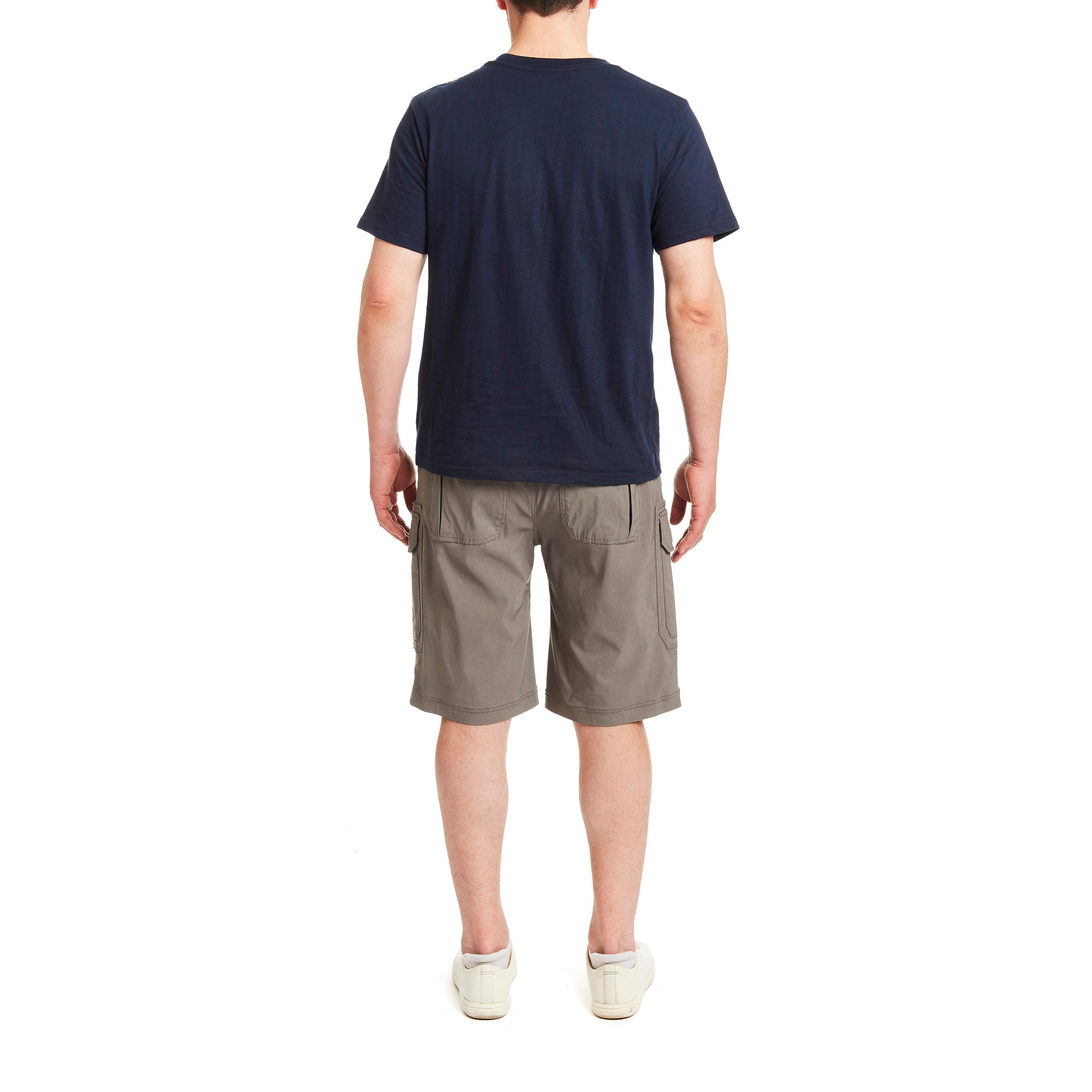 Shorts de Carga de Popelina Gris para Hombre de Smith's Workwear (Talla: 34) - S2756S-GRY-34