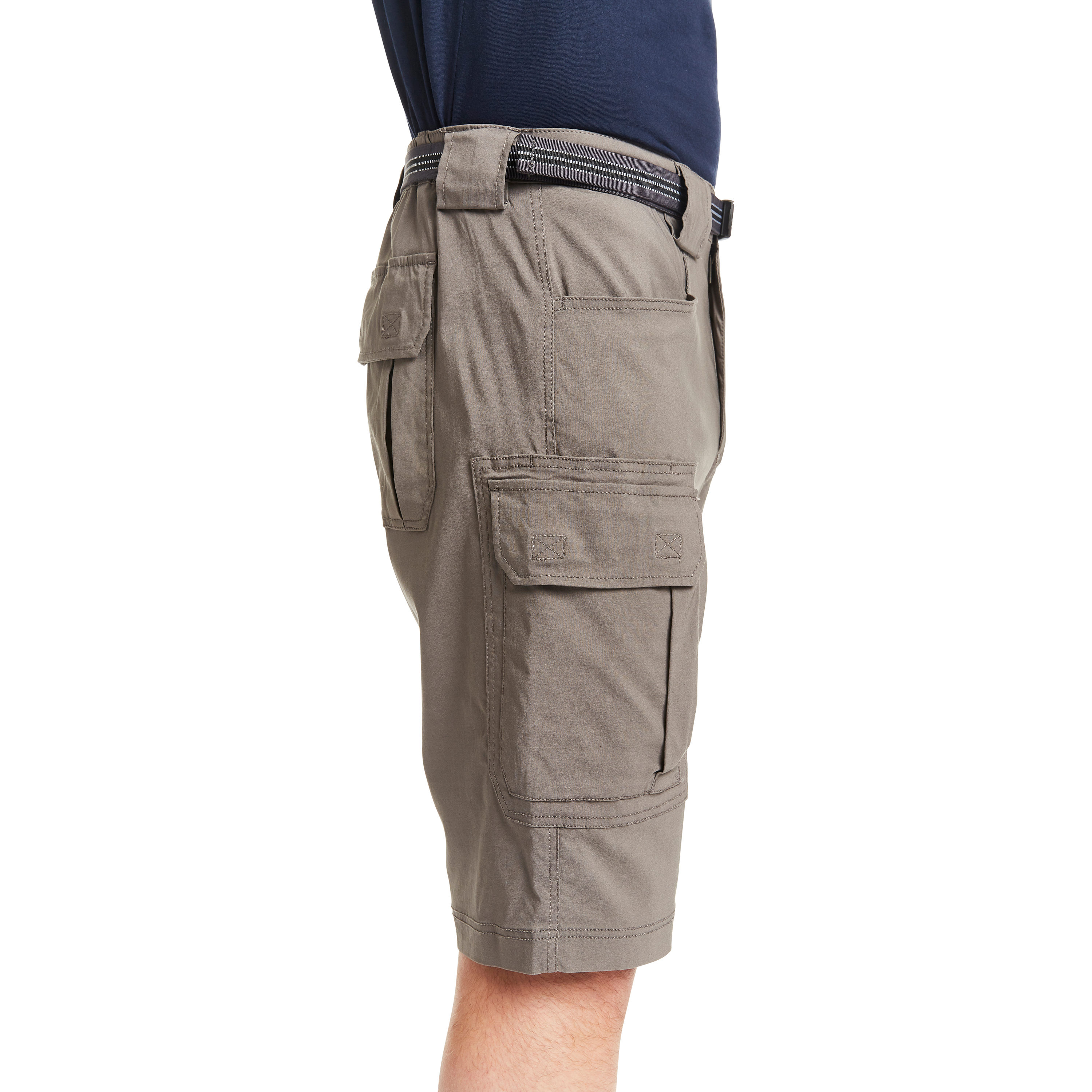 Shorts de Carga de Popelina Gris para Hombre de Smith's Workwear (Talla: 34) - S2756S-GRY-34