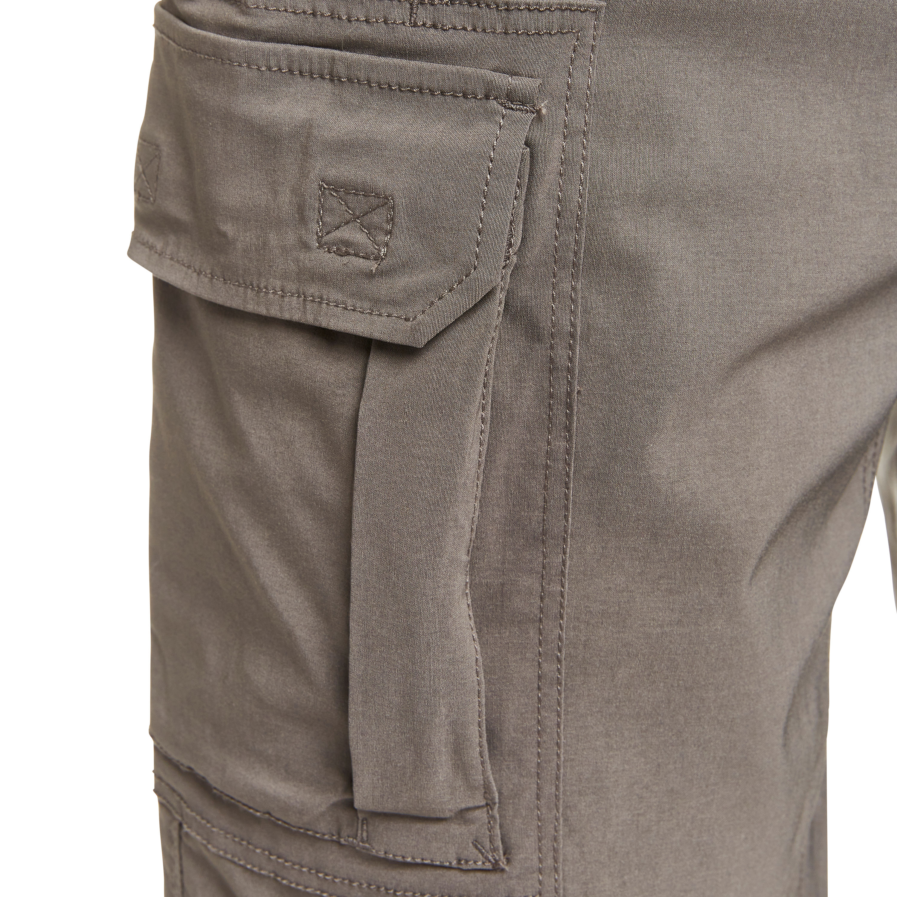 Shorts de Carga de Popelina Gris para Hombre de Smith's Workwear (Talla: 34) - S2756S-GRY-34