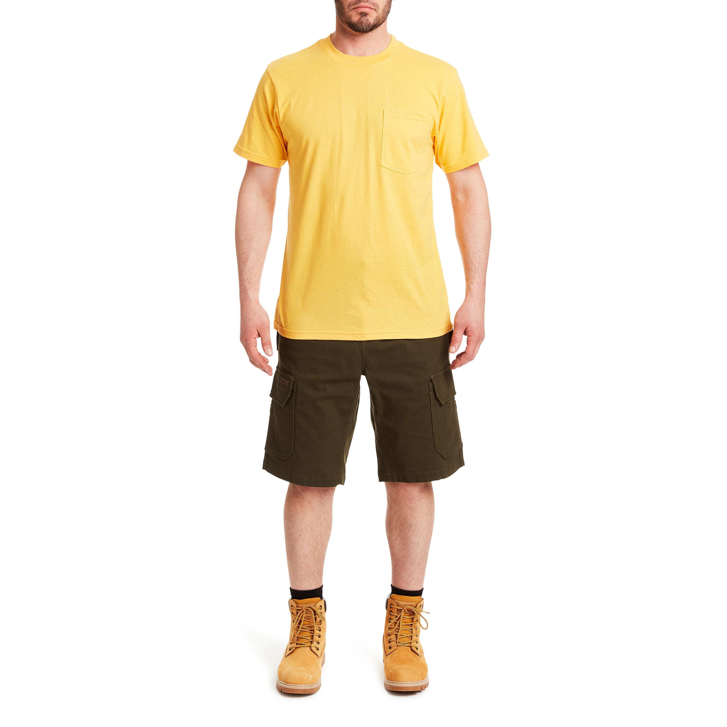 Shorts de carga de lona negra oliva para hombre de Smith's Workwear (Talla: 38)