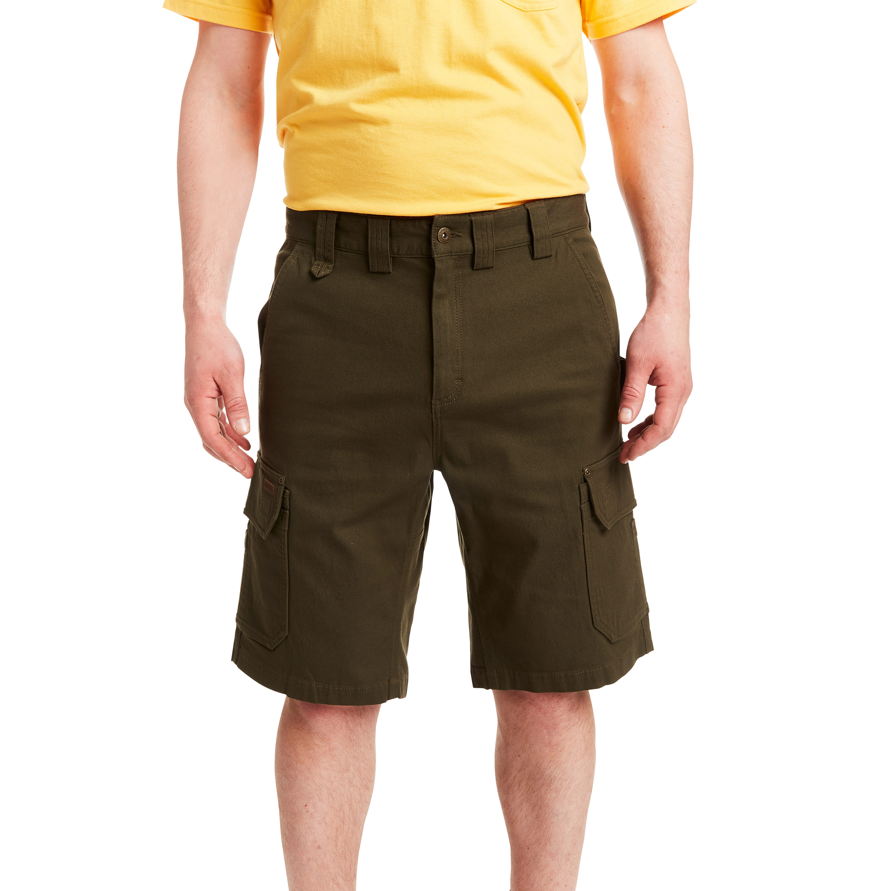 Shorts de carga de lona negra oliva para hombre de Smith's Workwear (Talla: 38)