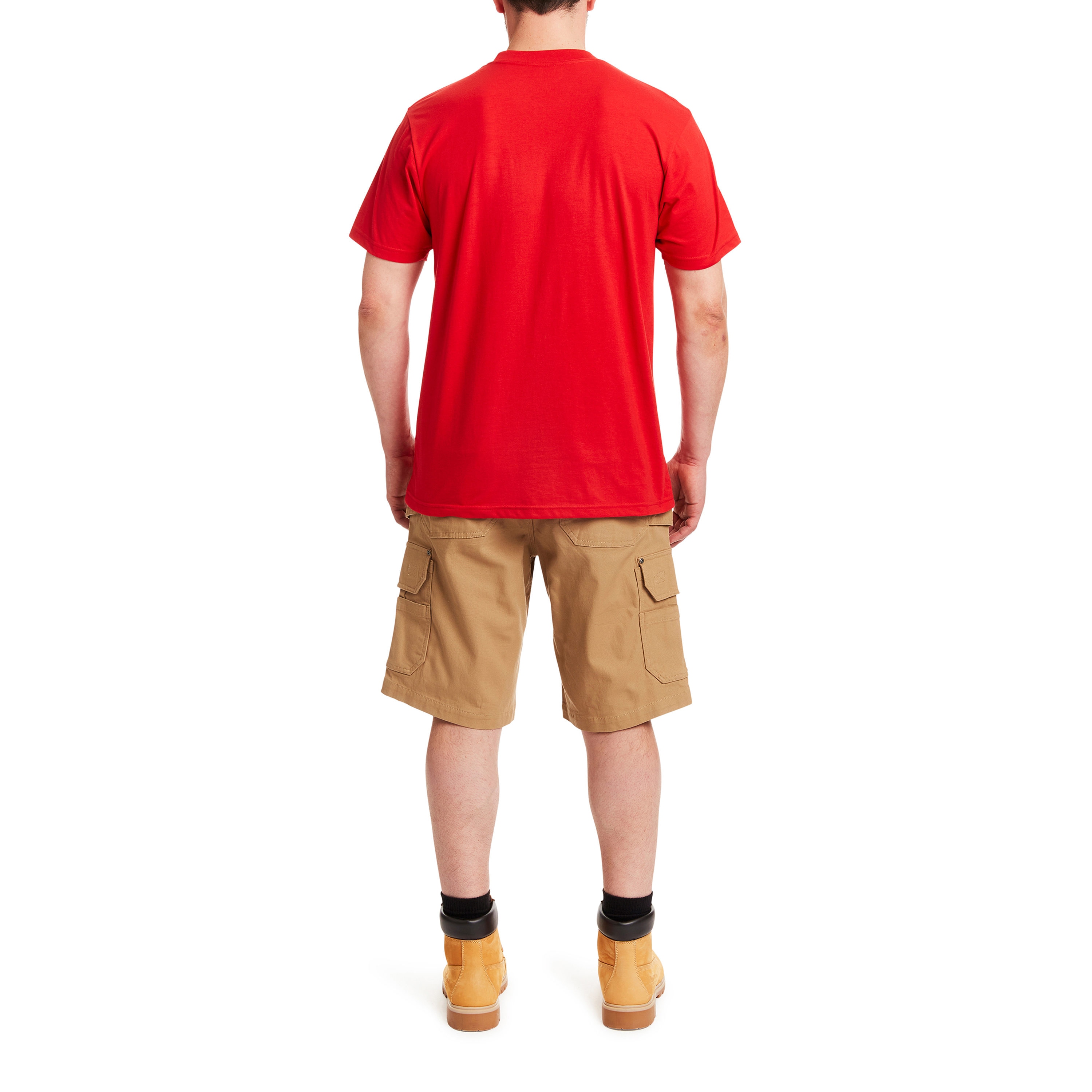 Pantalones cortos cargo de lona en color khaki para hombre de Smith's Workwear (Talla: 40) S2955S-KHA-40
