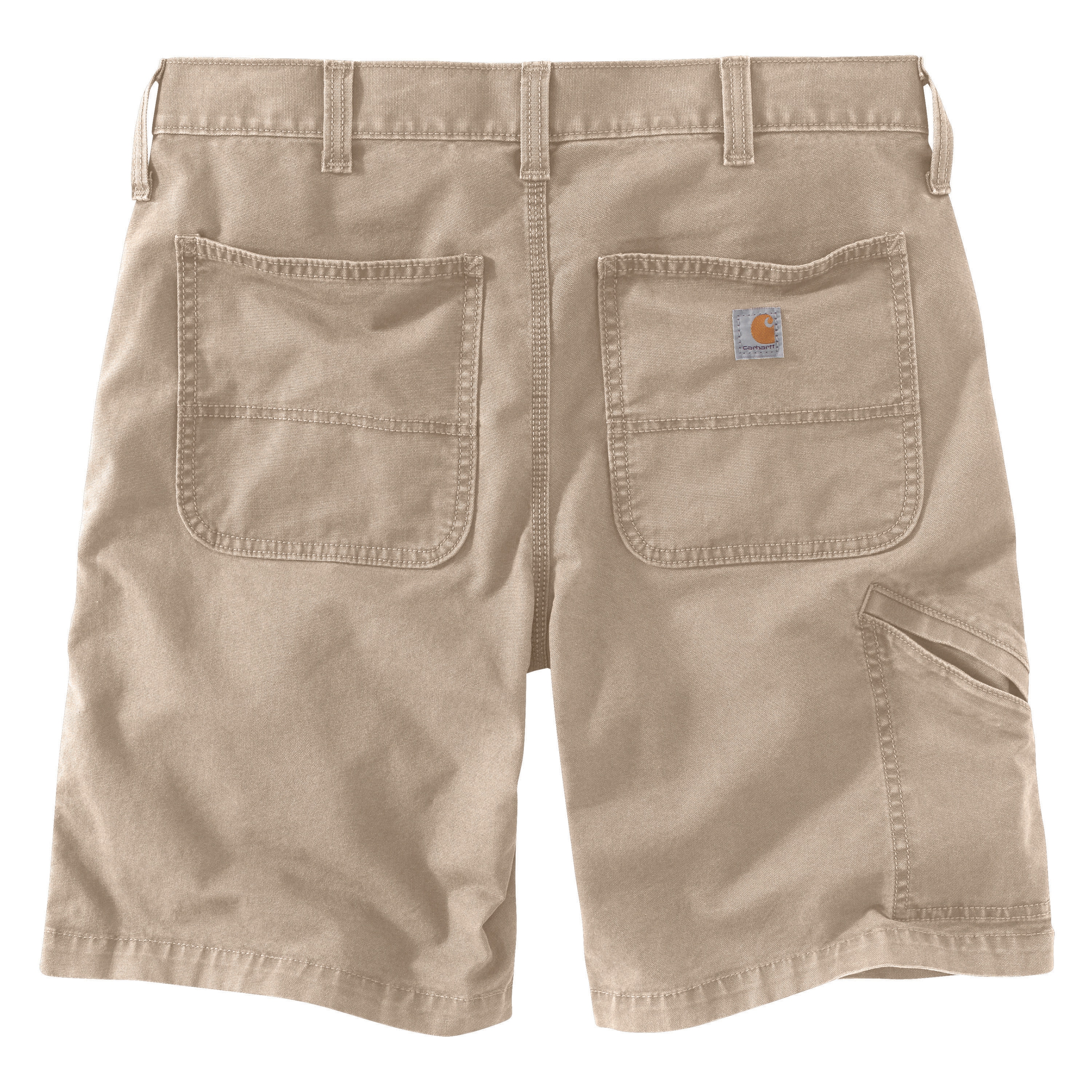 Shorts para carpintero de lienzo color beige de 10 pulgadas para hombre de Carhartt (Talla: 30) 102514-232W30
