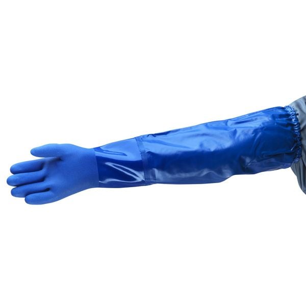 Guantes resistentes a químicos Ansell de 24", PVC, 10, 1 par - 23-201