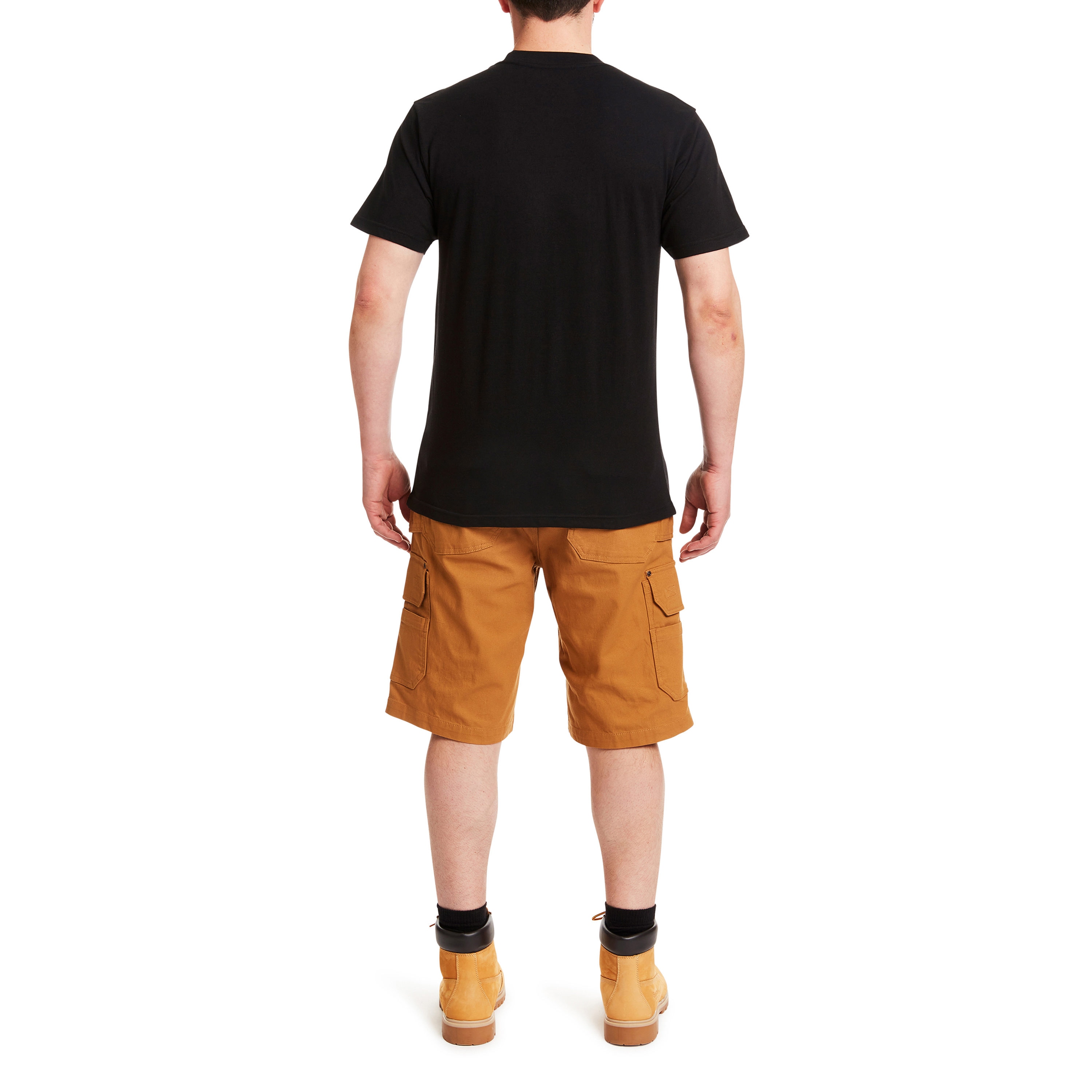 Shorts de Carga de Lona Marrón Arcilla para Hombre de Smith's Workwear (Talla: 34) S2955S-CLBR-34