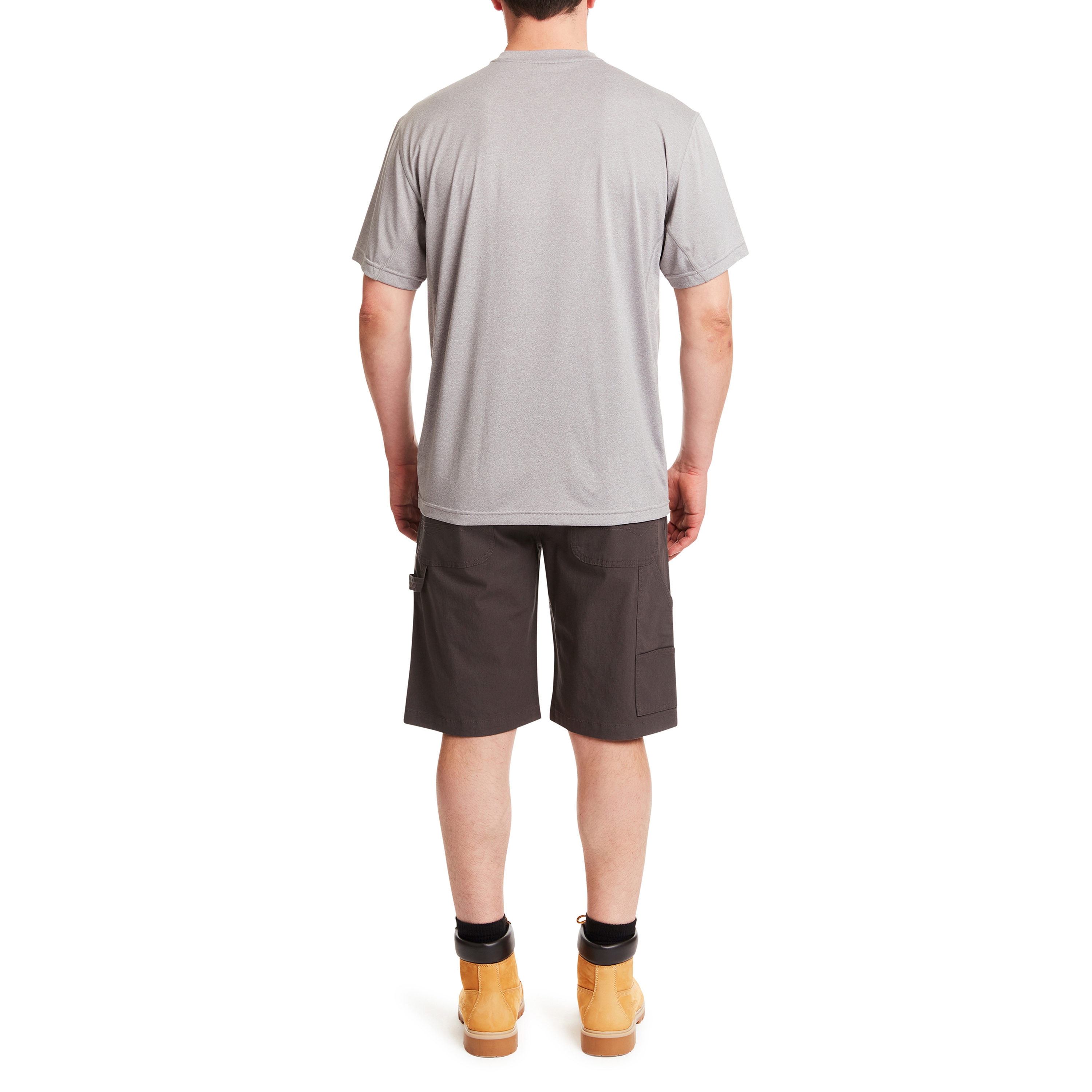 Pantalones cortos de carpintero de lona gris oscuro para hombre de Smith's Workwear (Talla: 40) S2101S-DKGY-40