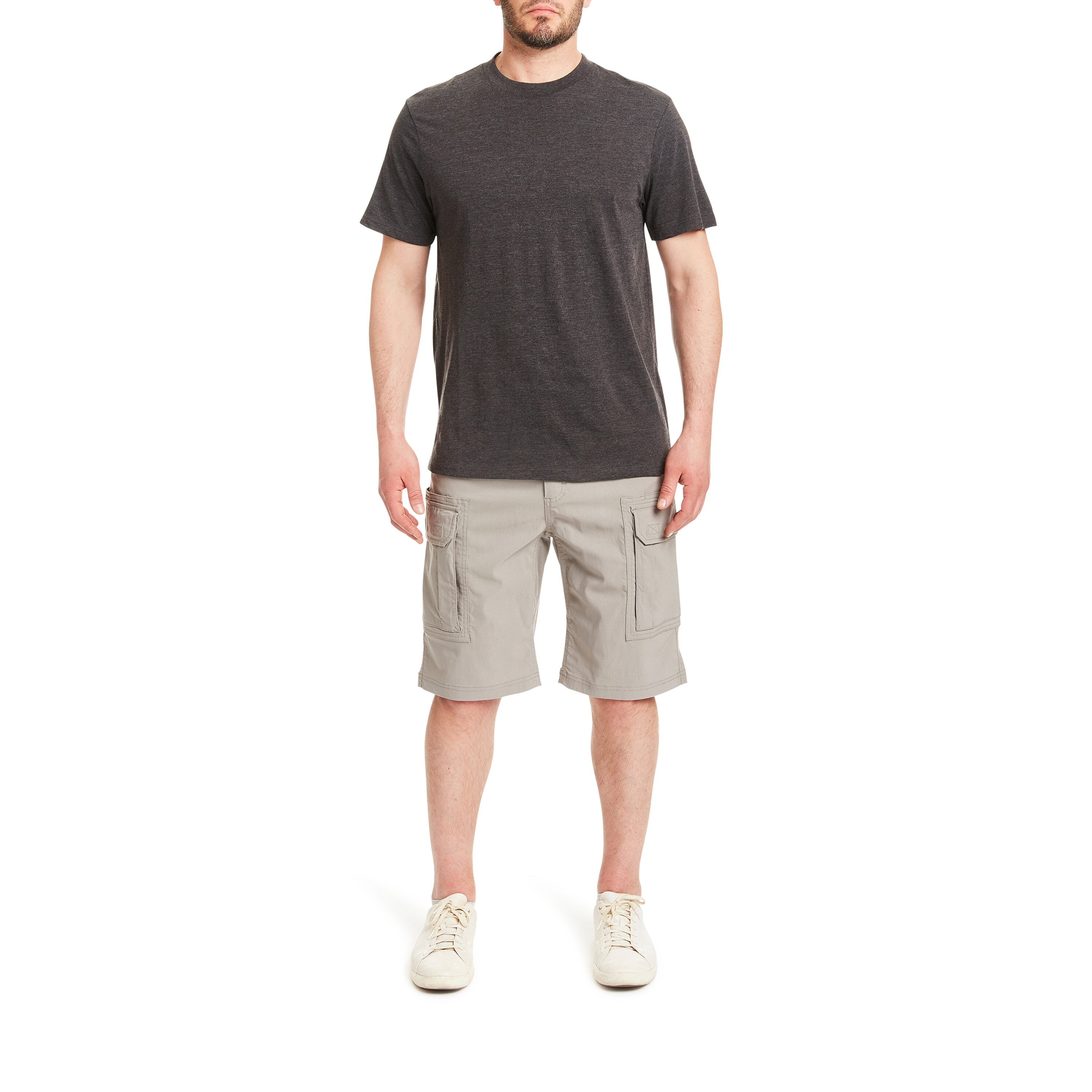 Short de carga de popelina en color piedra oscuro para hombre de Smith's Workwear (Talla: 36)