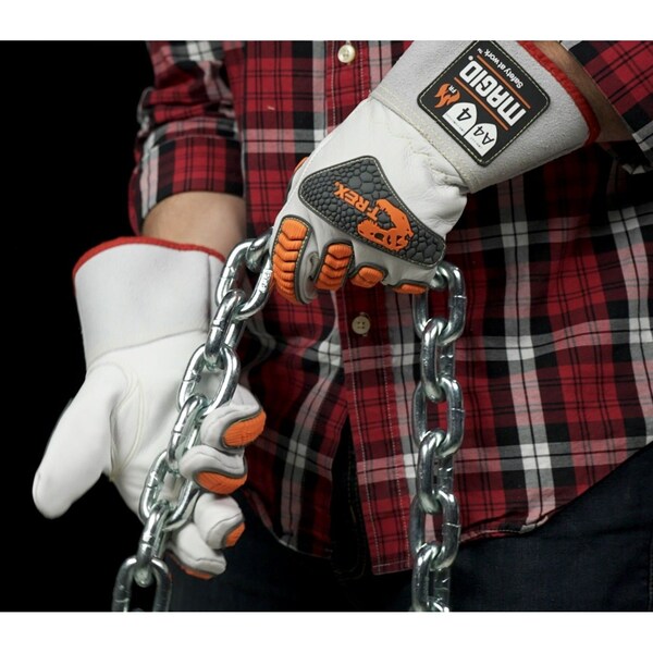 Serie Inferno de Guantes de Impacto para Soldadores Magid TREX TRX848 FR de Piel de Cabra Nivel de Corte A4 - TRX848XL