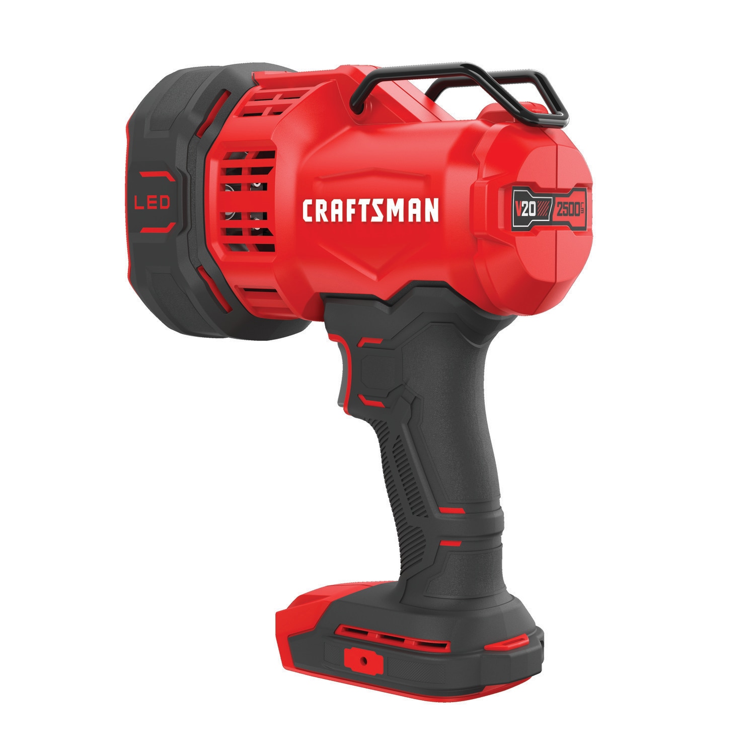Linterna recargable inalámbrica de 2500 lúmenes con batería de iones de litio de 20 voltios CRAFTSMAN V20 (sólo herramienta) CMCL060B