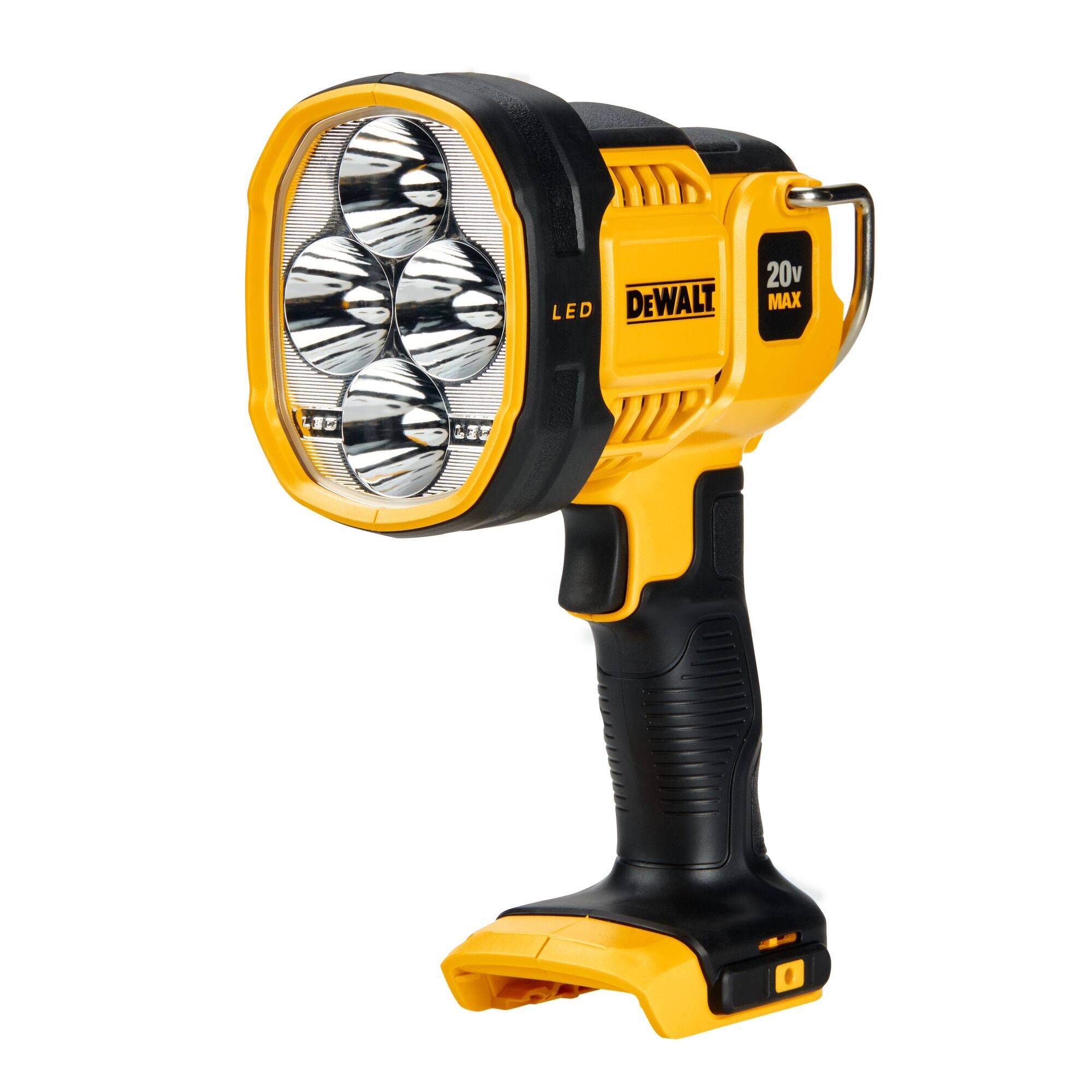 Linterna recargable de herramienta eléctrica sin cable DEWALT de 20 voltios máximo de ion de litio (Li-ion) con 1000 lúmenes de LED (solo herramienta) DCL043.