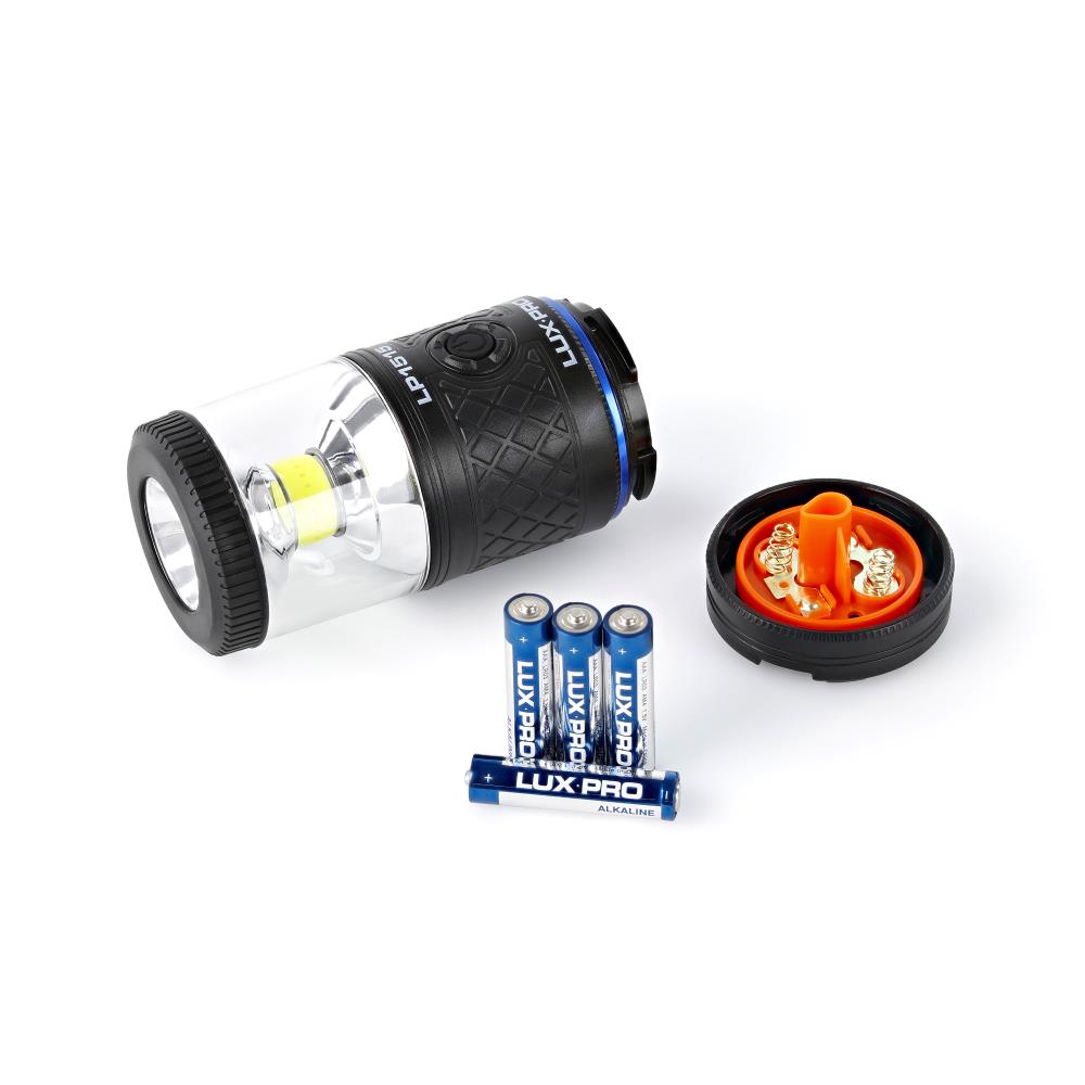 Lámpara de camping LED Lux-Pro de 340 lúmenes con baterías incluidas LP1515.