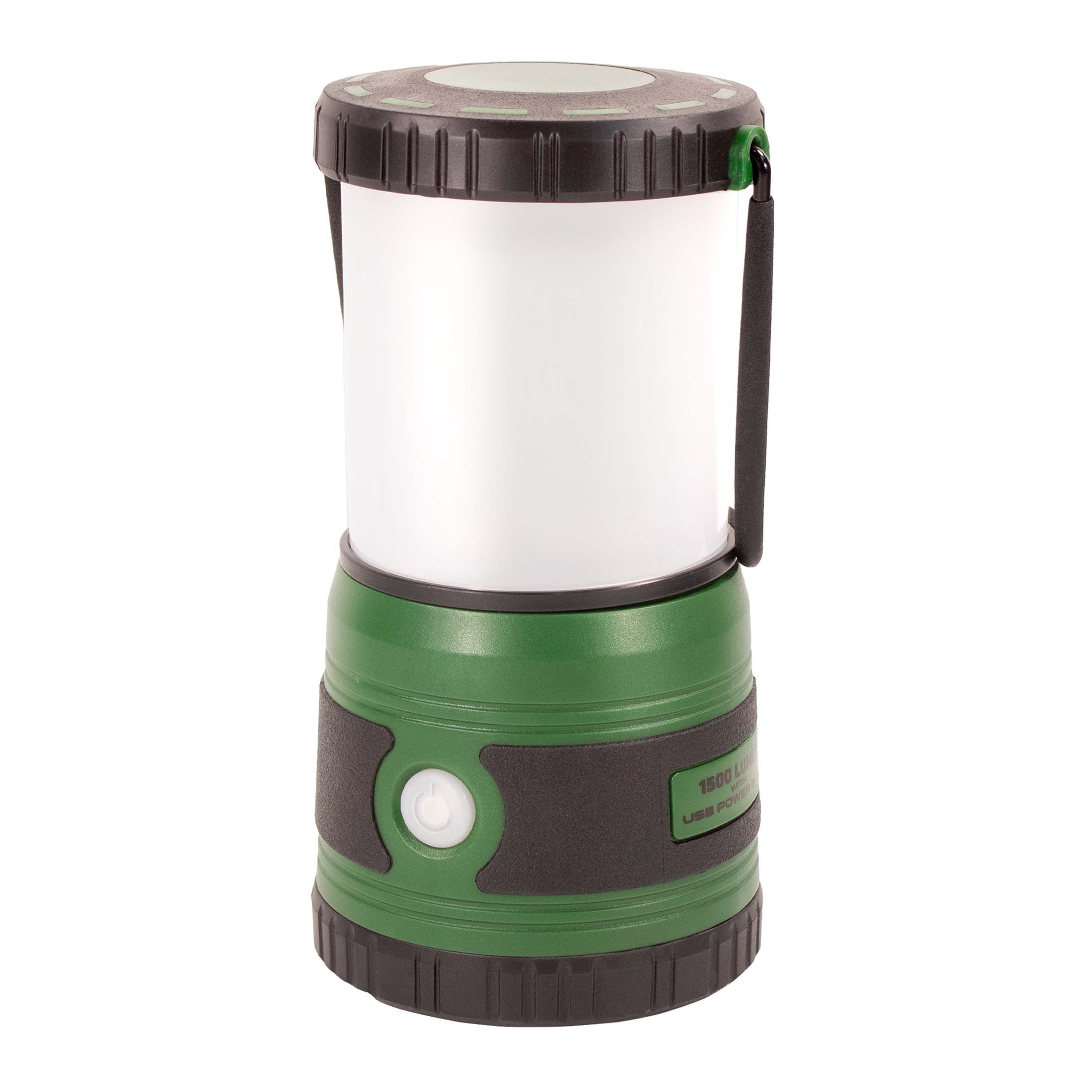 Linterna para acampar LED Police Security de 1500 lúmenes (Recargable) con baterías incluidas 97719