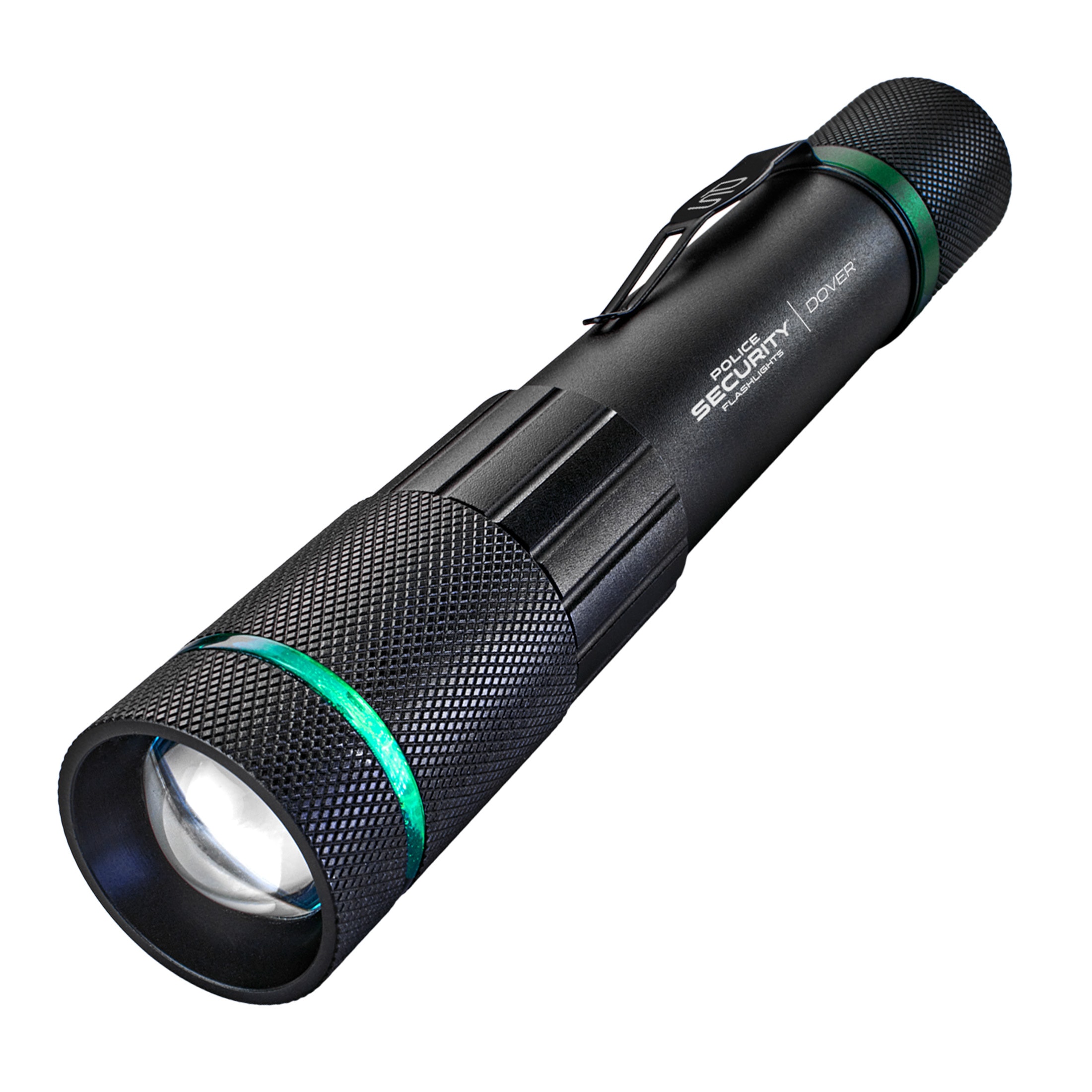 Linterna LED Police Security Dover de 1000 lúmenes con 3 modos y baterías recargables incluidas 98295