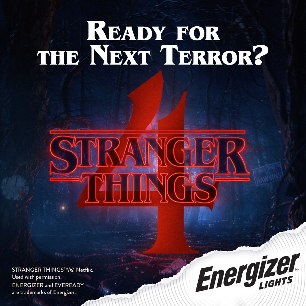 Lintern HDegorgon de Stranger Things de Energizer de 150 lúmenes con 1 modo de luz LED e incluye pilas