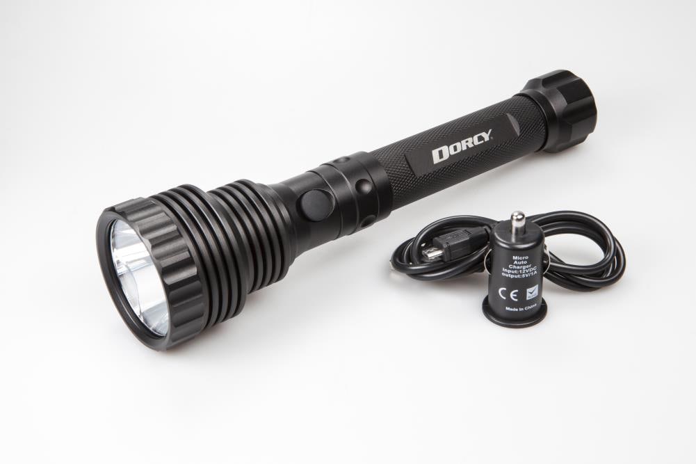 Lámpara LED Dorcy Internacional Pro de 800 lúmenes con 2 modos y baterías recargables incluidas 41-4299