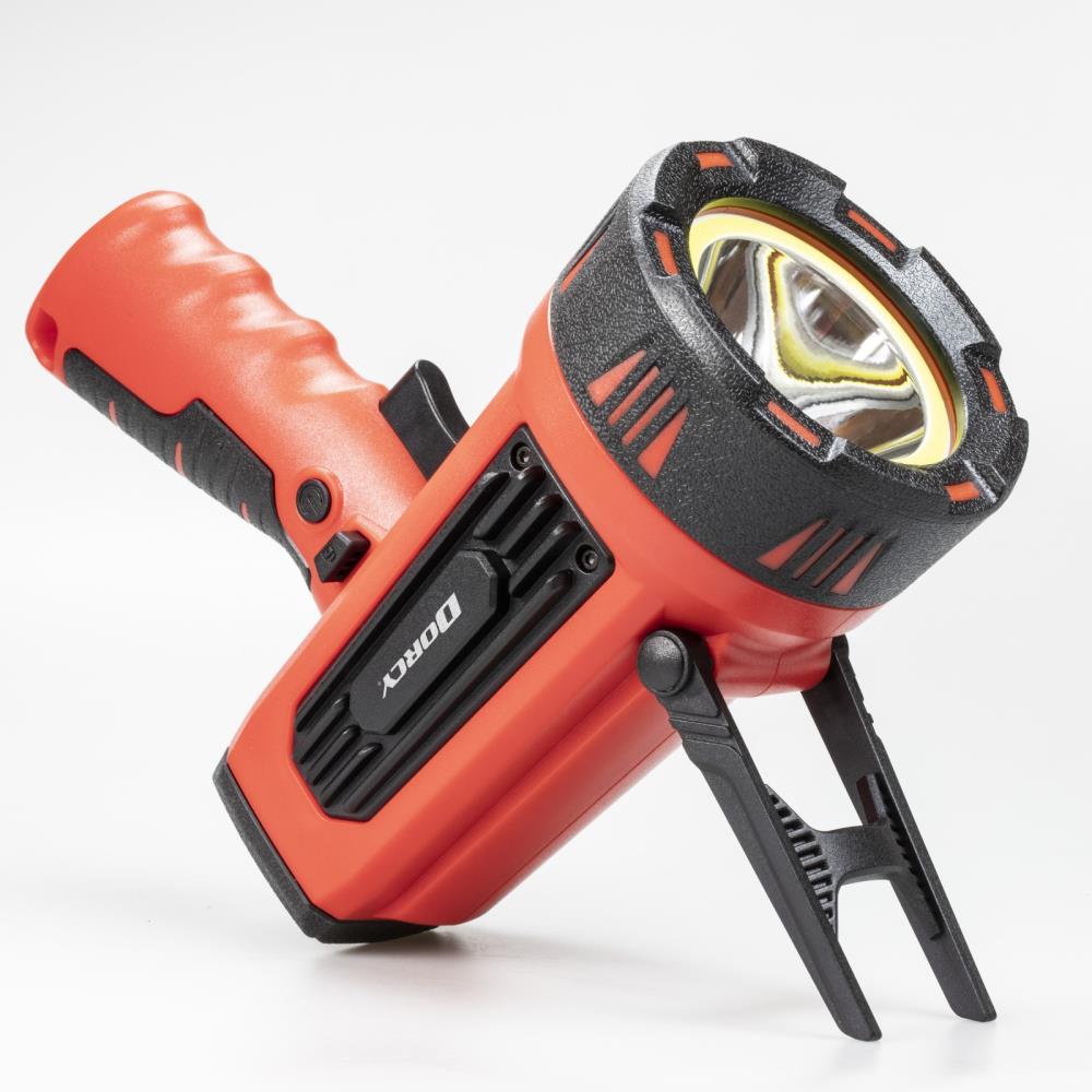 Lámpara de mano con luz intensa de 1300 lúmenes y 5 modos, recargable - Dorcy International 41-4356