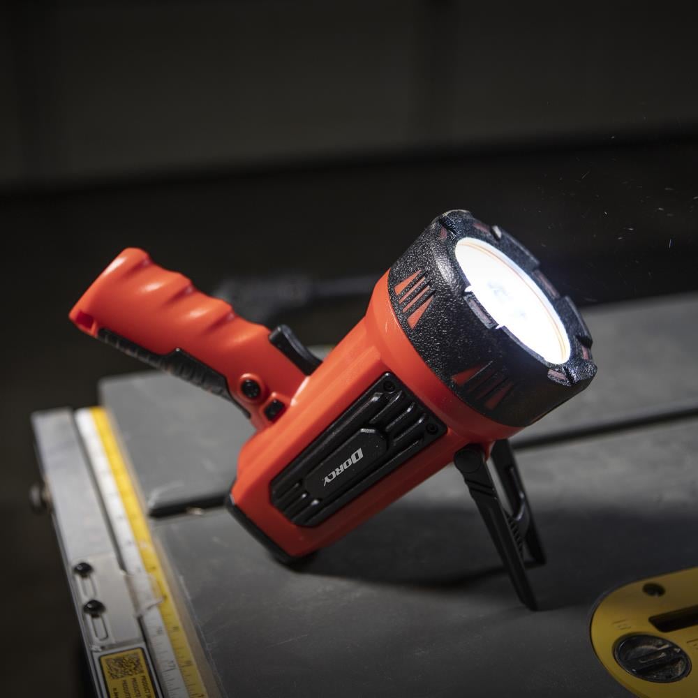 Lámpara de mano con luz intensa de 1300 lúmenes y 5 modos, recargable - Dorcy International 41-4356