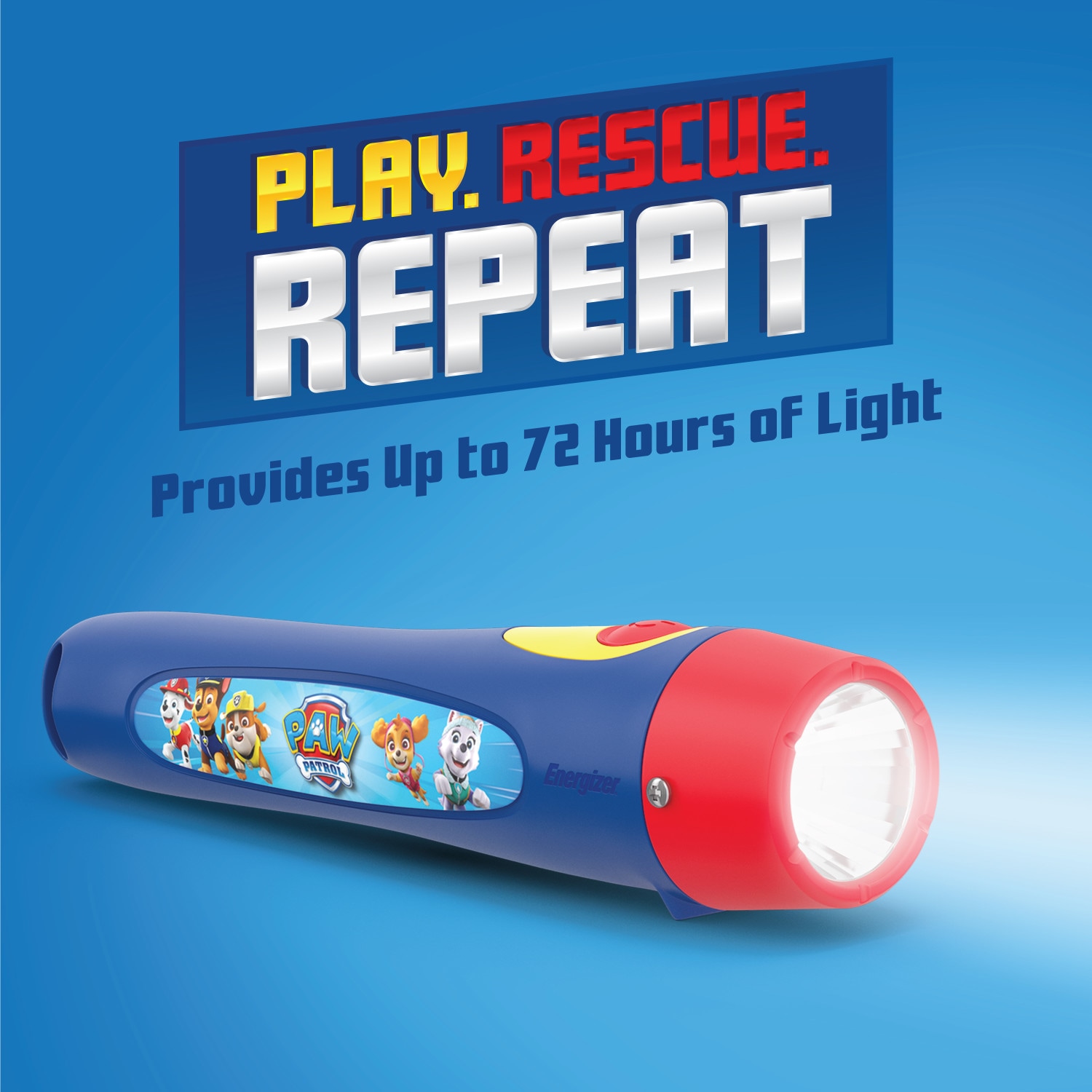 Linterna LED Energizer Paw Patrol de 15 lúmenes con 1 modo, incluye pilas E303309100.