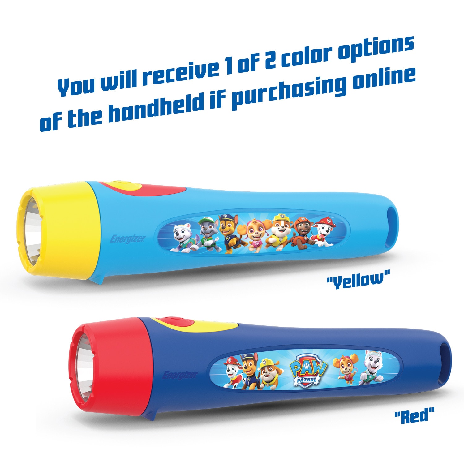 Linterna LED Energizer Paw Patrol de 15 lúmenes con 1 modo, incluye pilas E303309100.