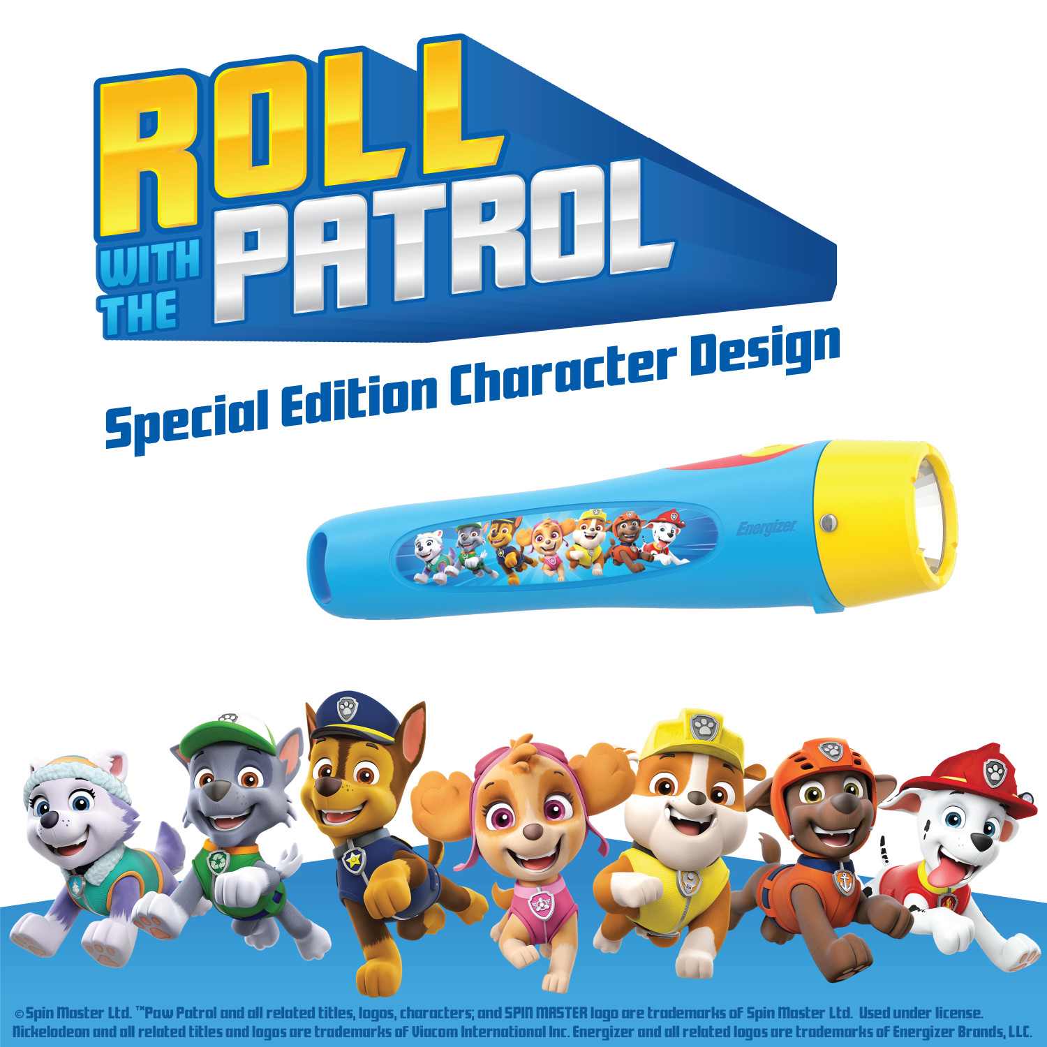 Linterna LED Energizer Paw Patrol de 15 lúmenes con 1 modo, incluye pilas E303309100.